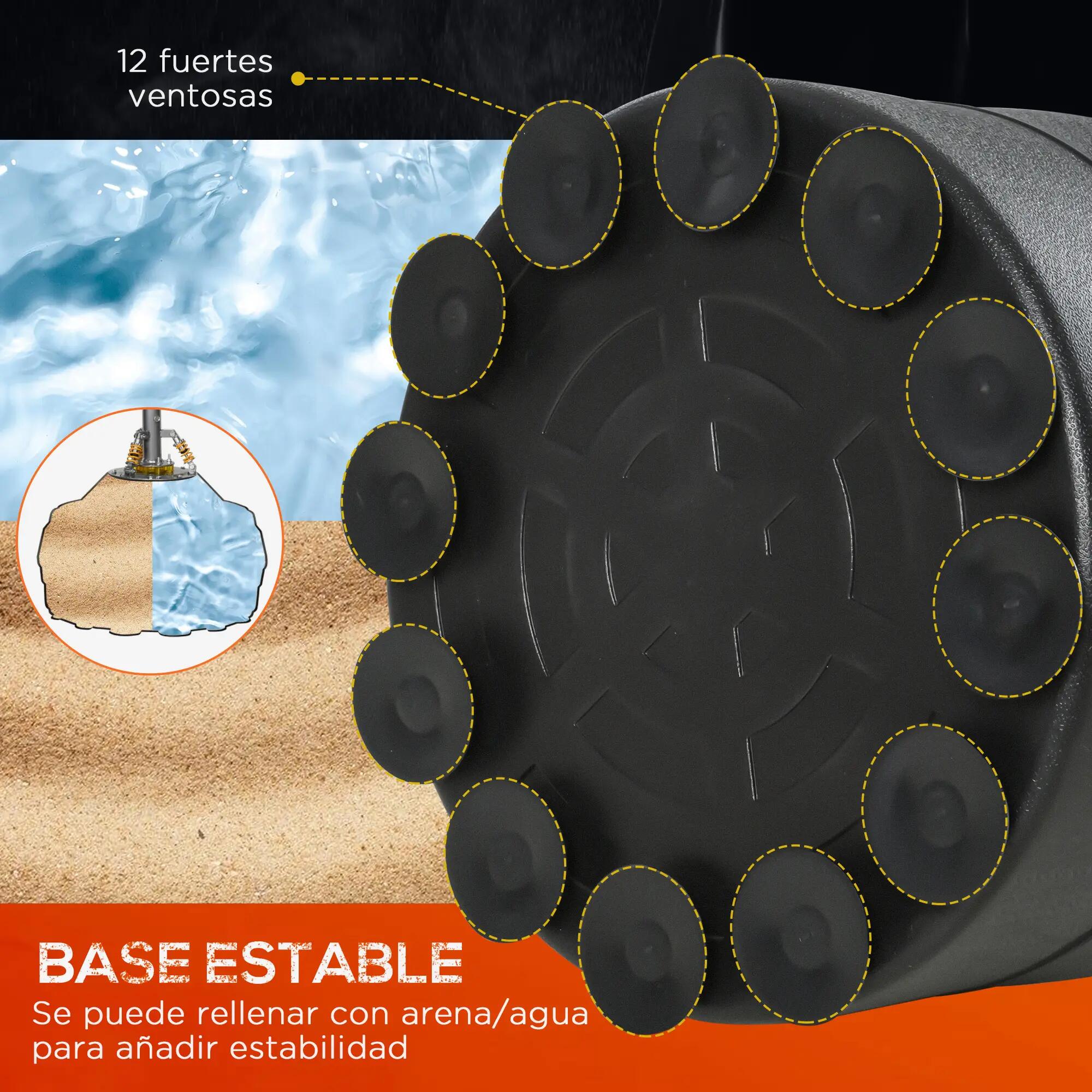 Sac de frappe autoportant pour adultes, hauteur réglable de 170 cm sur 3 niveaux 7/9