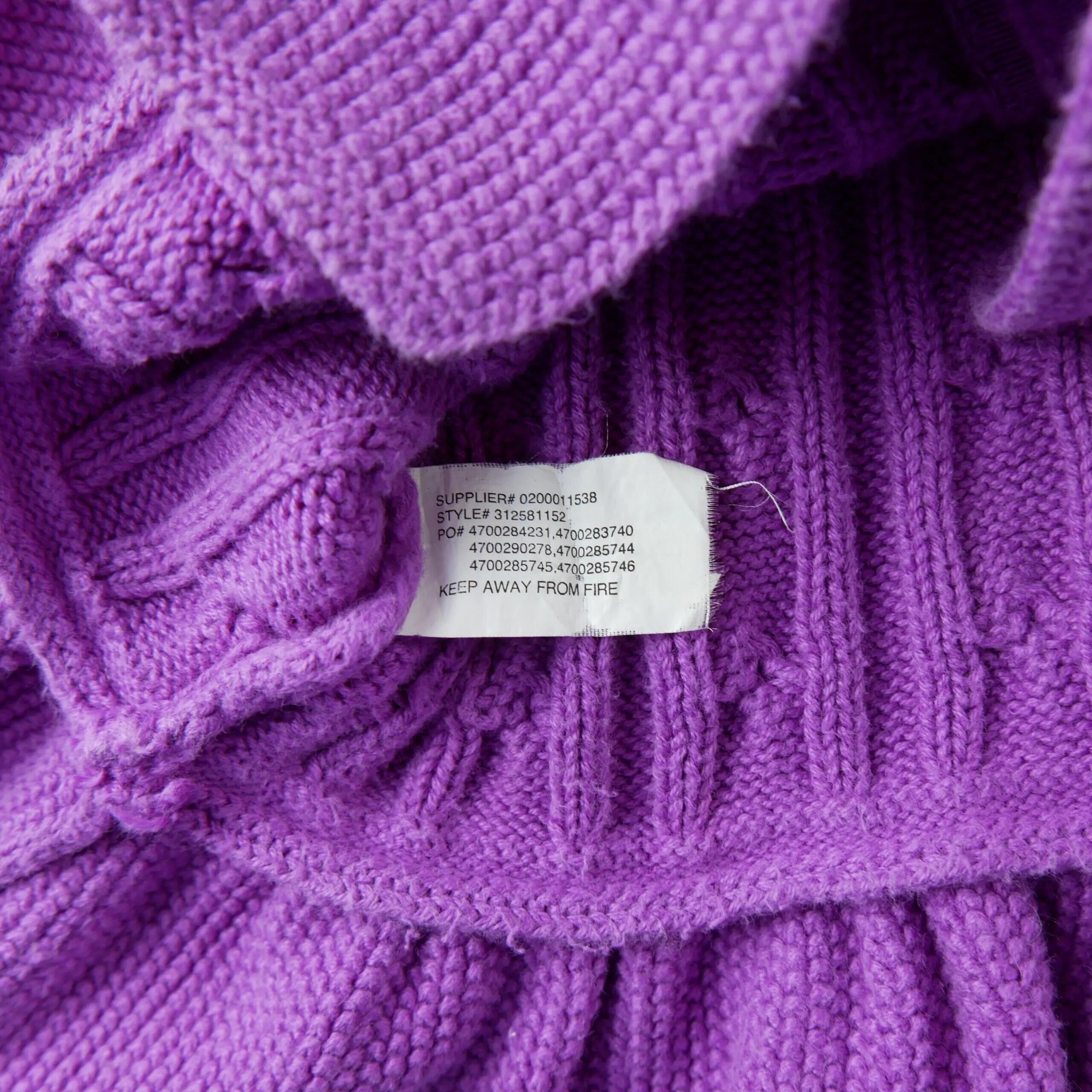 Tweedehands - Gilets meisjes kabelgebreide katoen met borduurde pony - Als nieuw 8/8