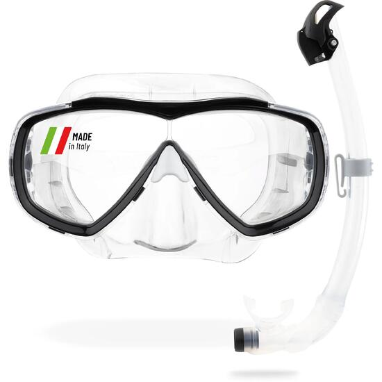 Set voor snorkelen Cressi Estrella Seal Dry Transparant/Aigue-marine