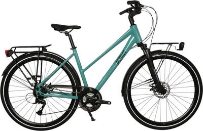 Stadsfiets bicyklet musculaire urbain shimano acera / altus 8-speed blauw