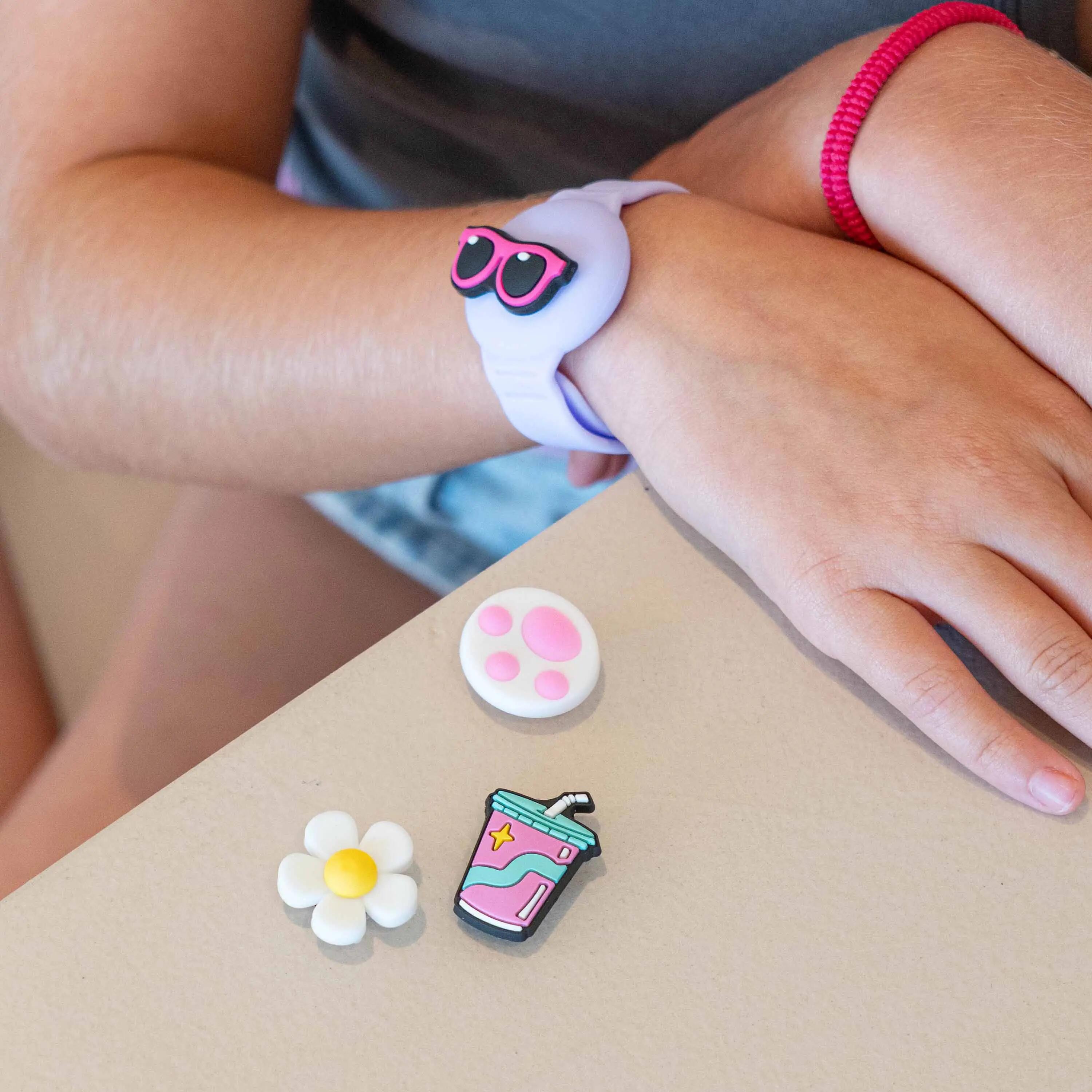 Pulsera Localizadora para Niñ@s con Rastreador Dual iOS/Android · Lila 4/5