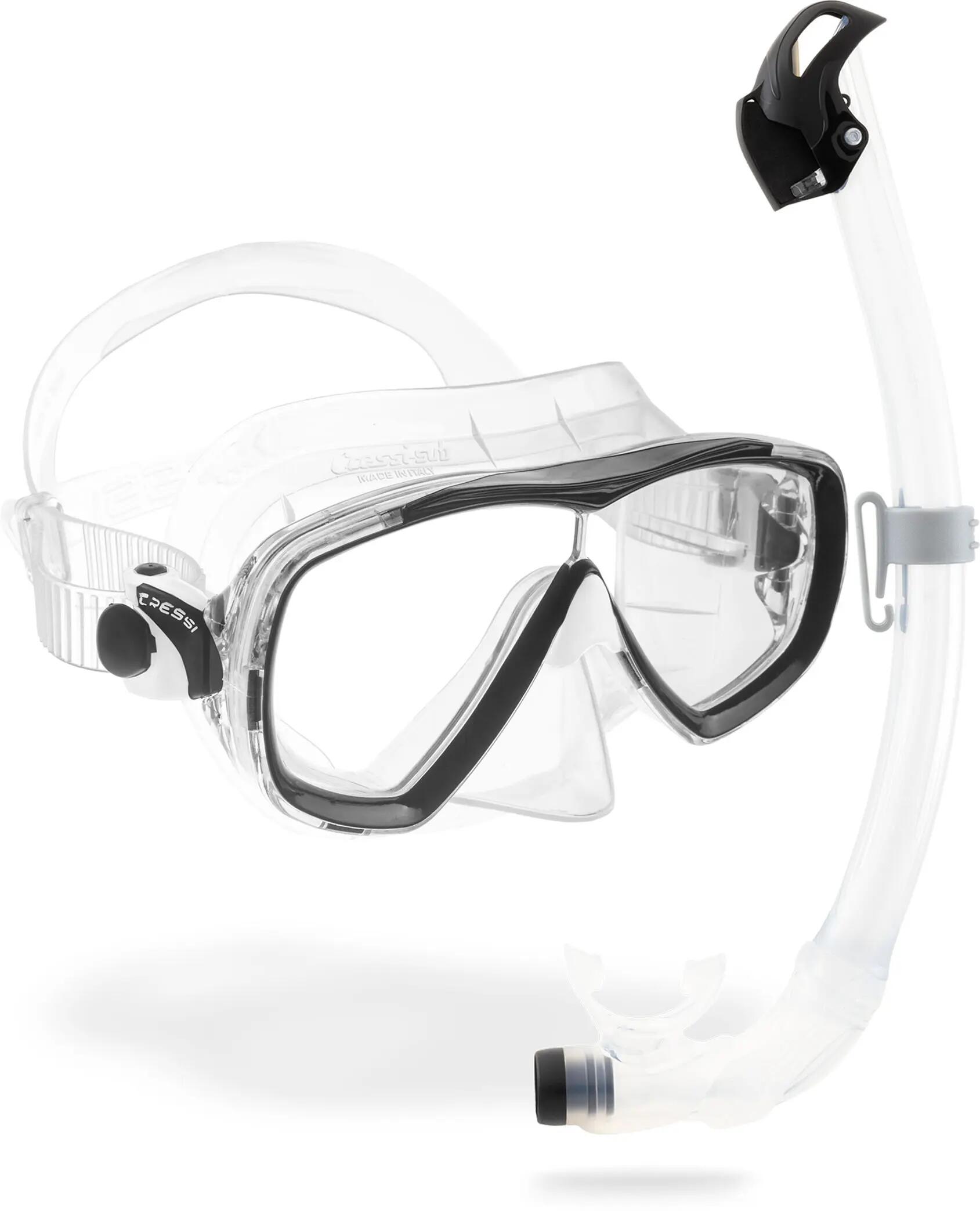 Set voor snorkelen Cressi Estrella Seal Dry Transparant/Aigue-marine 2/5