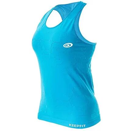 Débardeur - Sportswear - Femme - Respirant, ergonomique - Keepfit - Turquoise