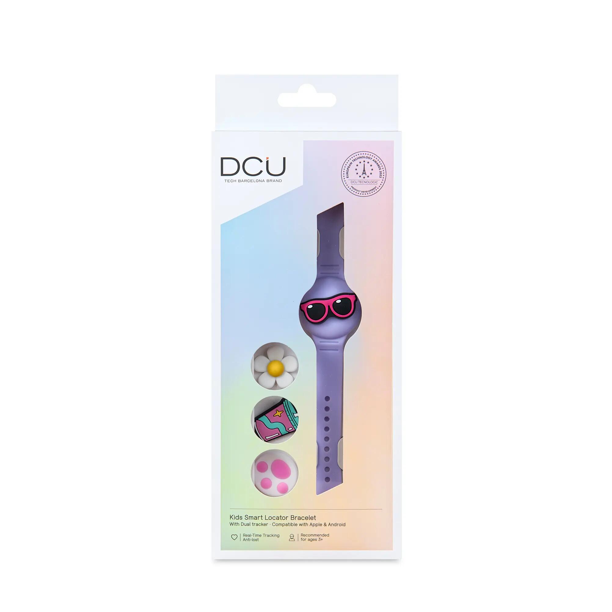 Pulsera Localizadora para Niñ@s con Rastreador Dual iOS/Android · Lila 2/5