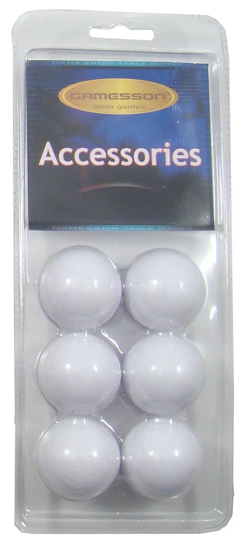 GAMESSON Akcesoria piłkarzyki - piłeczki (szorstka powierzchnia) 36 mm 6 szt. 2/2