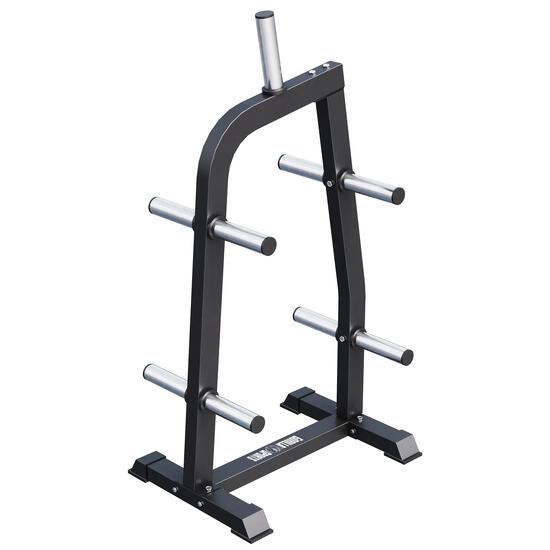 Support disques musculation olympiques 50 mm – rack rangement poids 300 kg