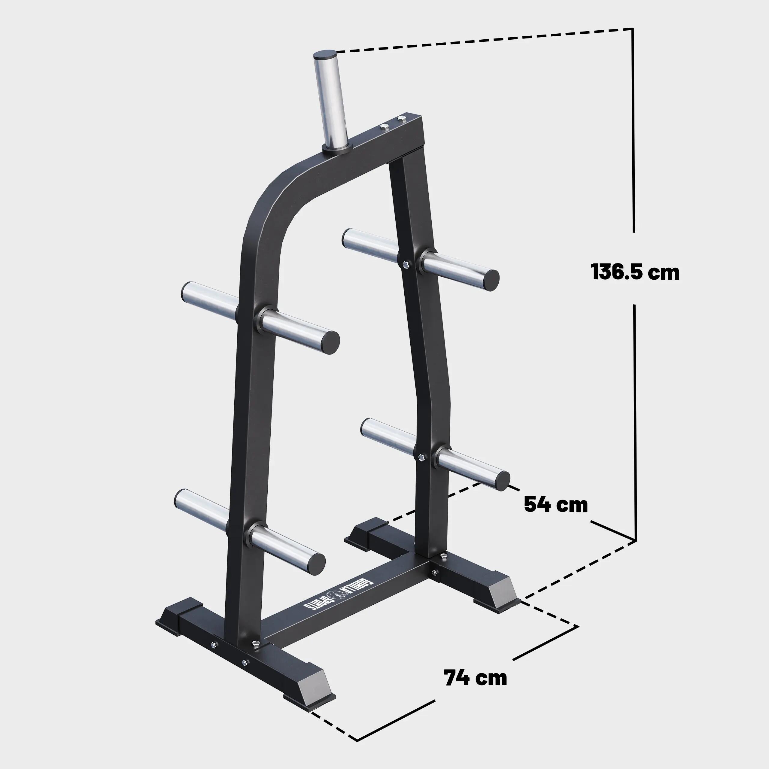 Hantelscheibenständer 50 mm – Hantelbaum bis 300 kg fürs Krafttraining 2/6