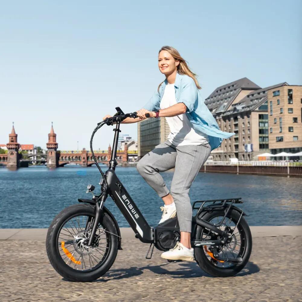 Bicicleta eléctrica ENGWE L20 3.0 Pro 250 W, motor central, batería 48 V 15 Ah 9/10