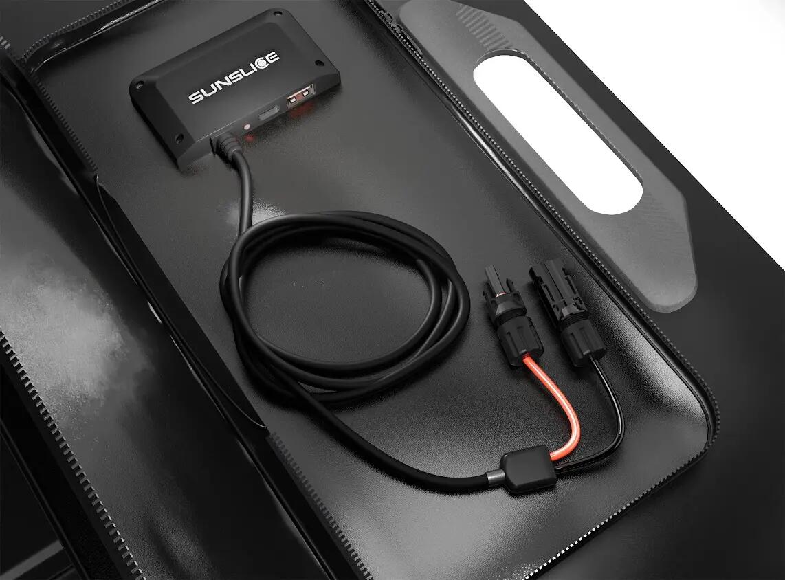 Panneau solaire portable pliable 200 W MC4 USB-C 60 W USB-A 24 W Fusion 200 10/11
