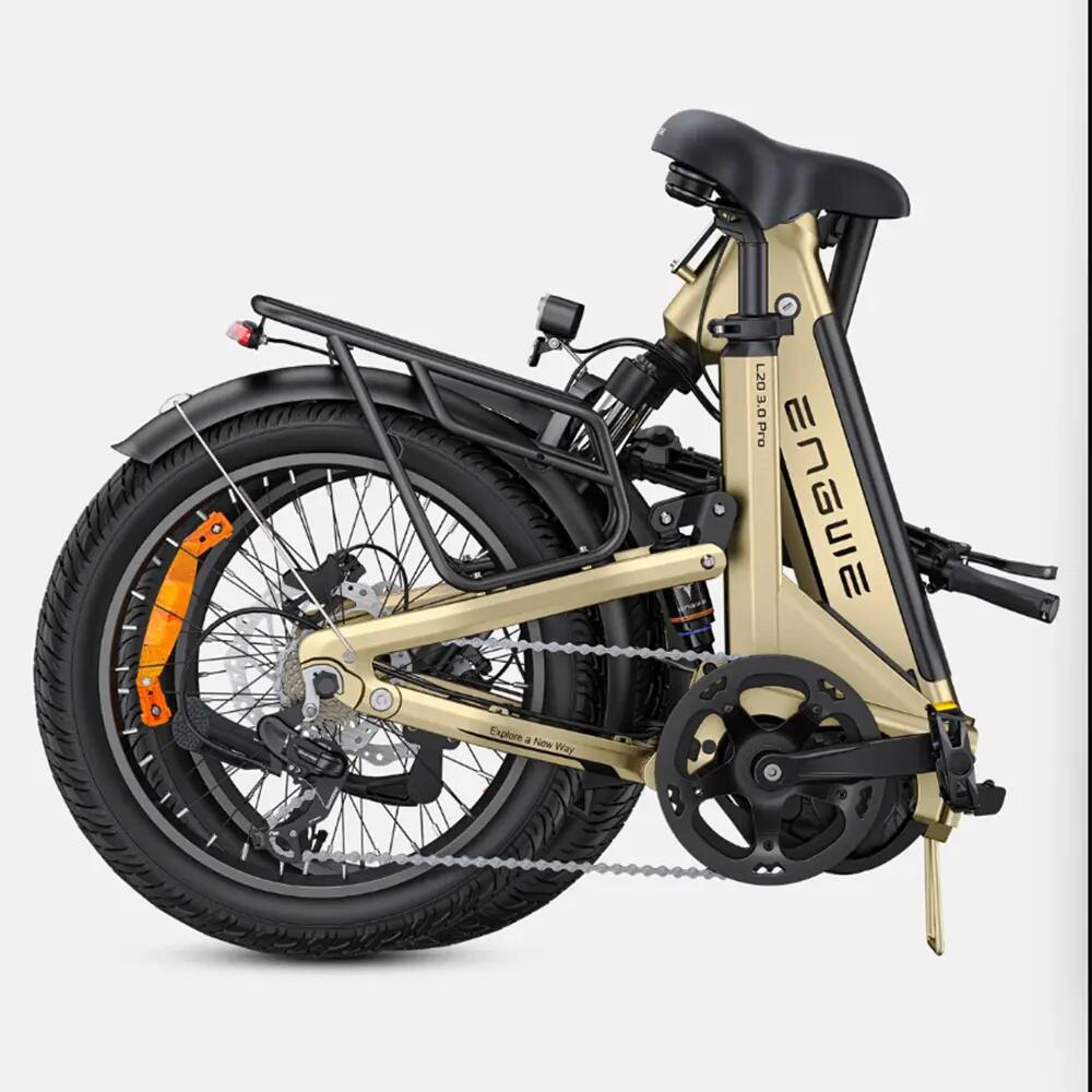 Bicicleta eléctrica ENGWE L20 3.0 Pro 250 W, motor central, batería 48 V 15 Ah 7/10