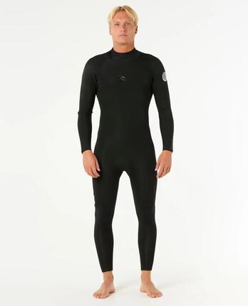 Combinaison de surf Homme Dawn Patrol 4/3 mm zip dos - Noir