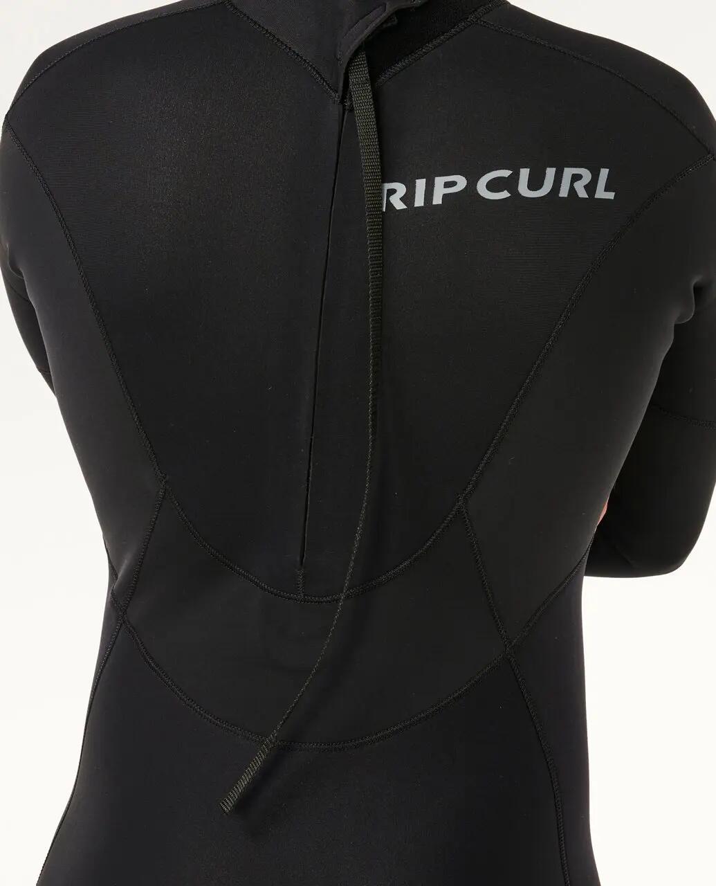 Muta da surf Uomo Trad 5/4 mm zip posteriore - Noir 5/6