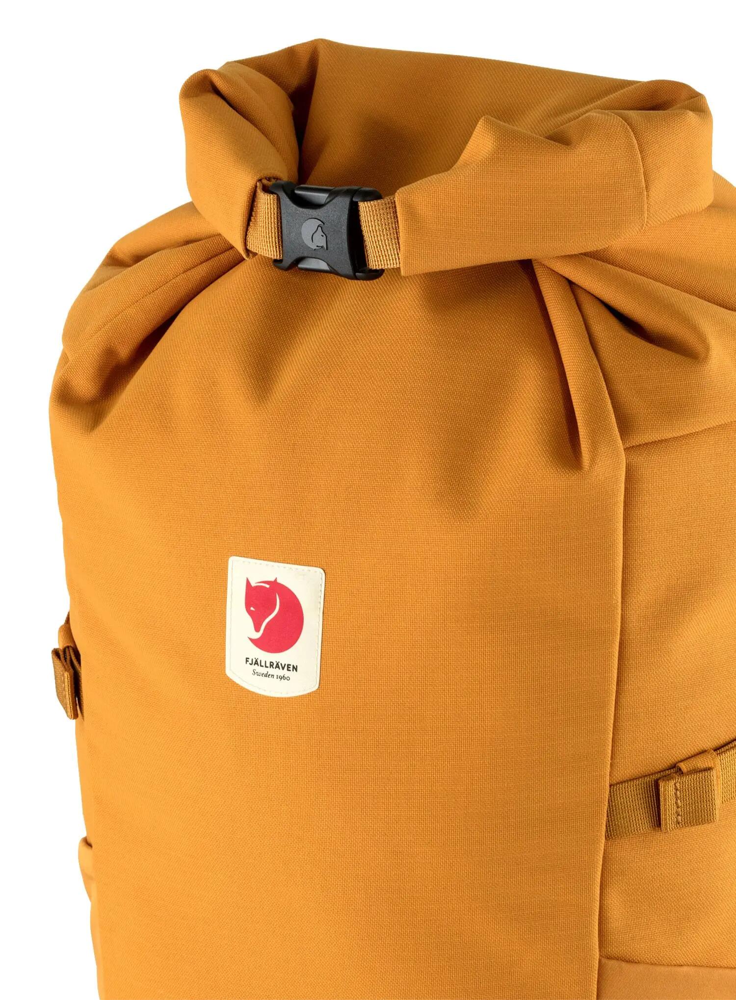 Plecak turystyczny Fjallraven Ulvo Rolltop 30 - red gold 7/7