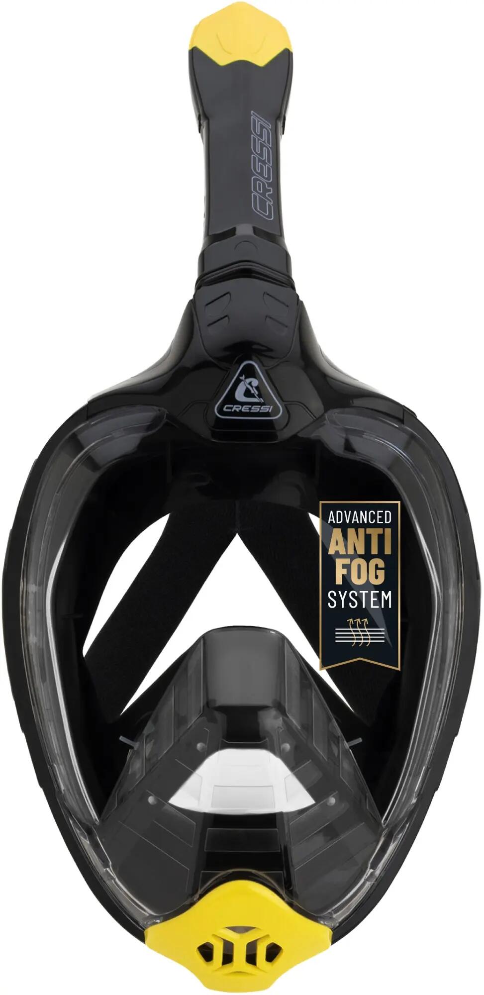 Cressi Maschera Integrale Bali Nero/Blu L/XL 2/5
