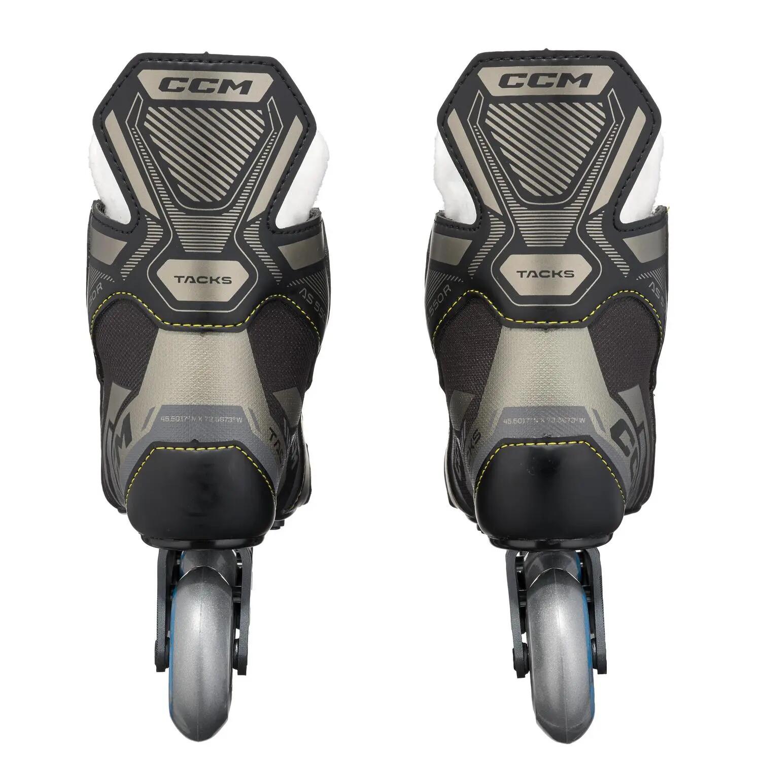 Patine de hochei pe role CCM Tacks Youth Regular 10.0 negre 6/7