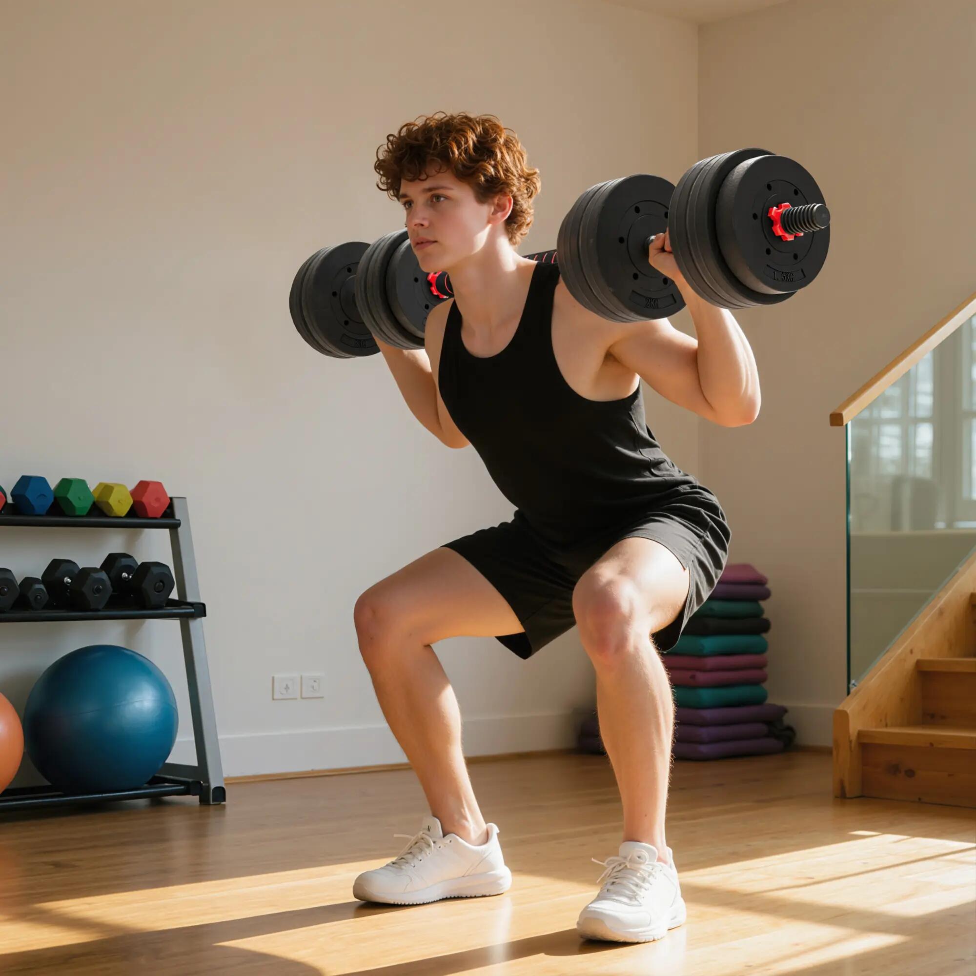 Kit Haltères Musculation 2-en-1, Lot de 2, 25 kg, poids réglable - Barres inclus 3/9