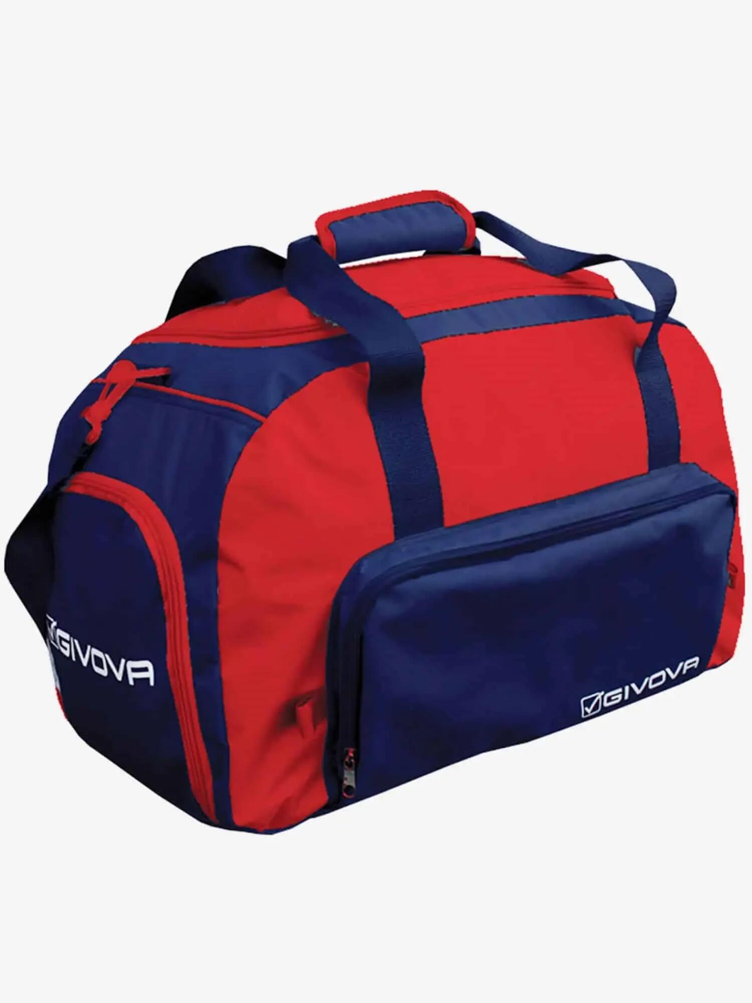 Torba sportowa Givova Palestra Granatowo-Czerwona Czerwona 2/4