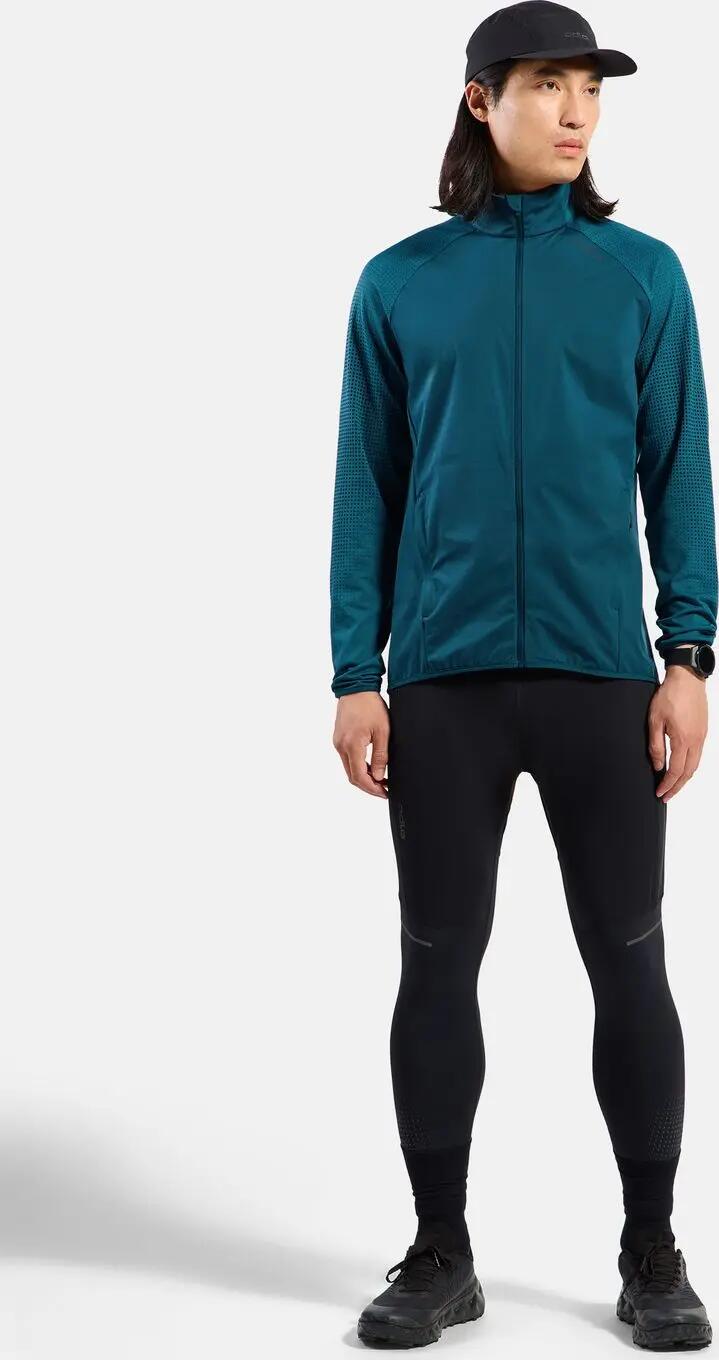 Odlo Zeroweight Warm Hybrid Jacke, blau, für Herren 4/7