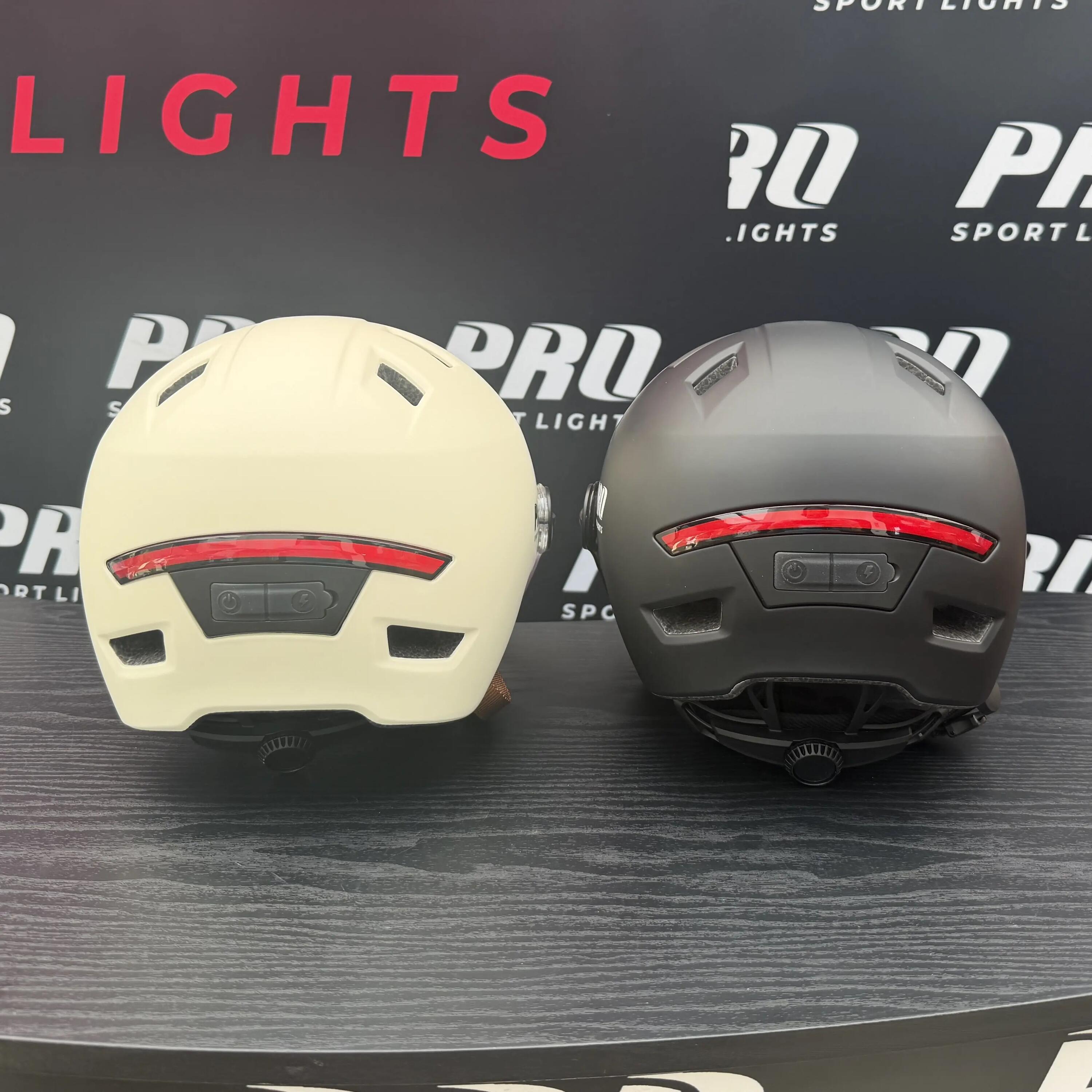 Casque de vélo femmes hommes ClearView visières et éclairage NTA 8776 Noir 8/10