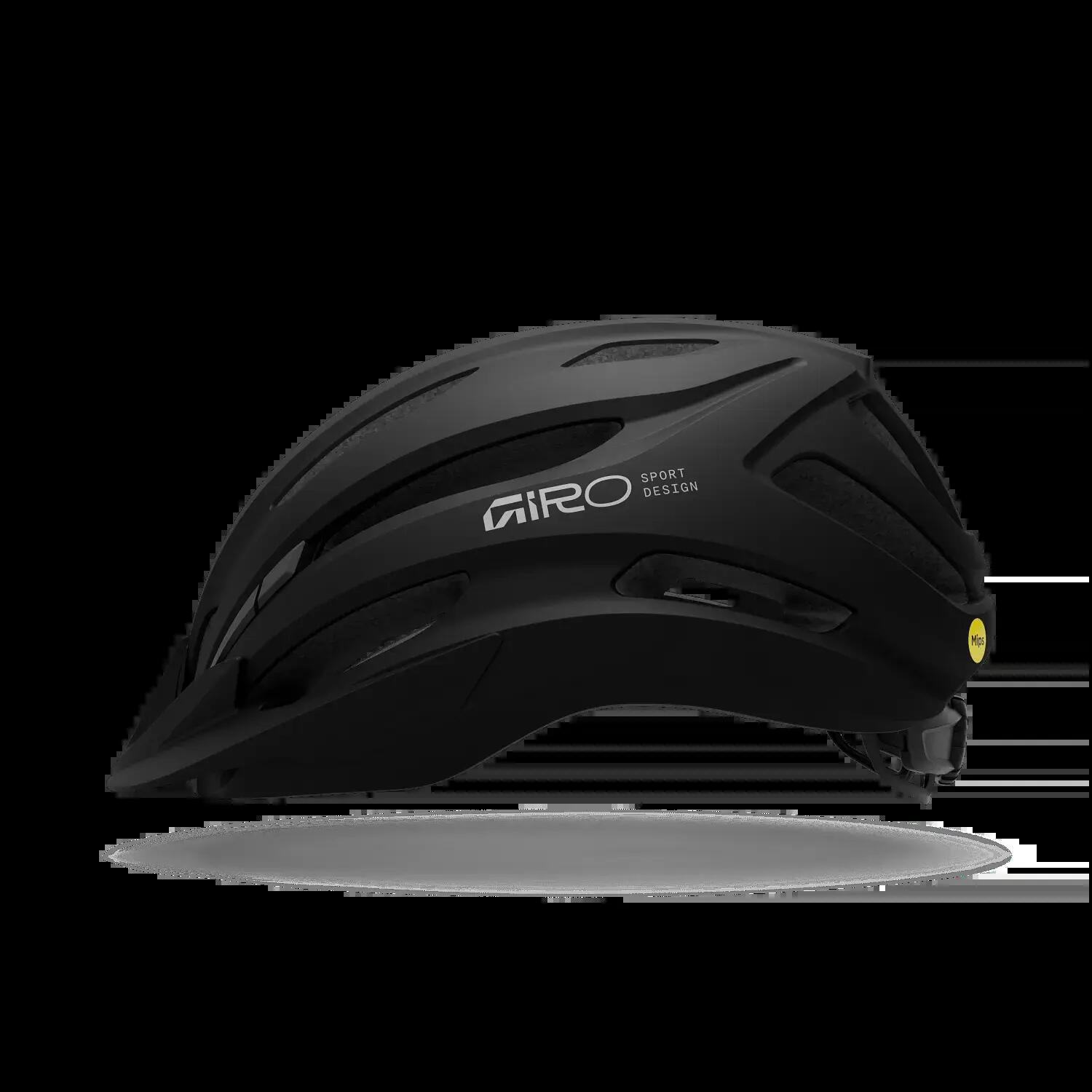 Casque de vélo Register Mips II Noir/Gris mat Giro - UA (54-61cm) 4/4
