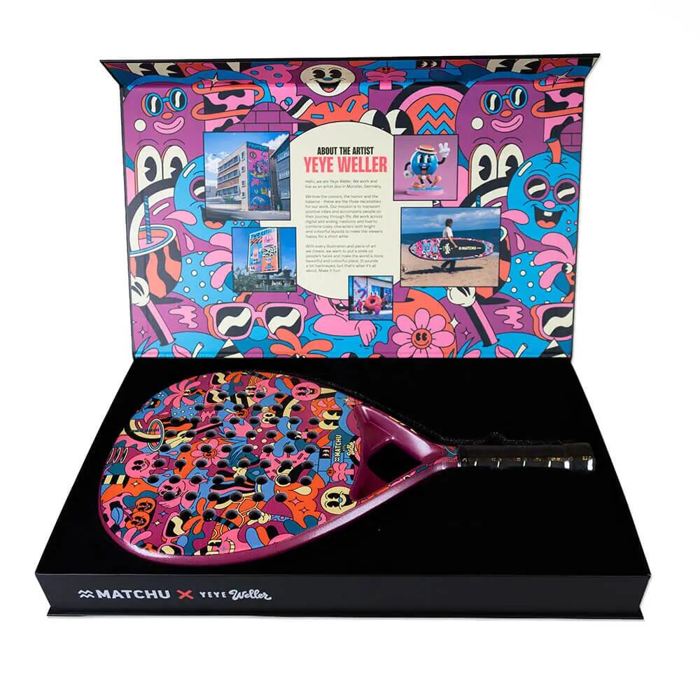 Yeye Weller – 3K Carbon Druppel Padelschläger 2/7