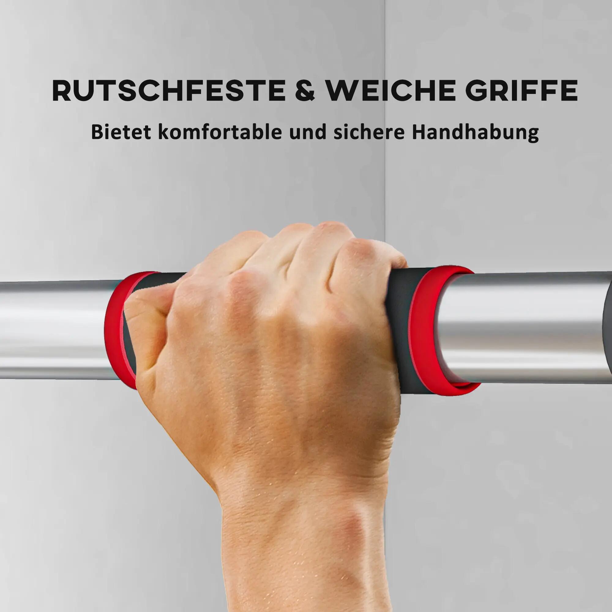 Barre de traction réglable pour cadres de porte, sans perçage, en acier, jusqu'à 9/9