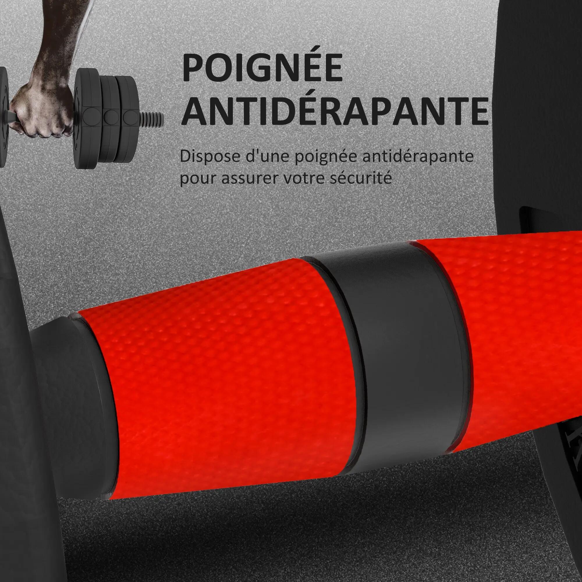 Ensemble d'haltères Courtes Total 20 Kg 2 en 1 poids réglable Barres incluses - 7/9