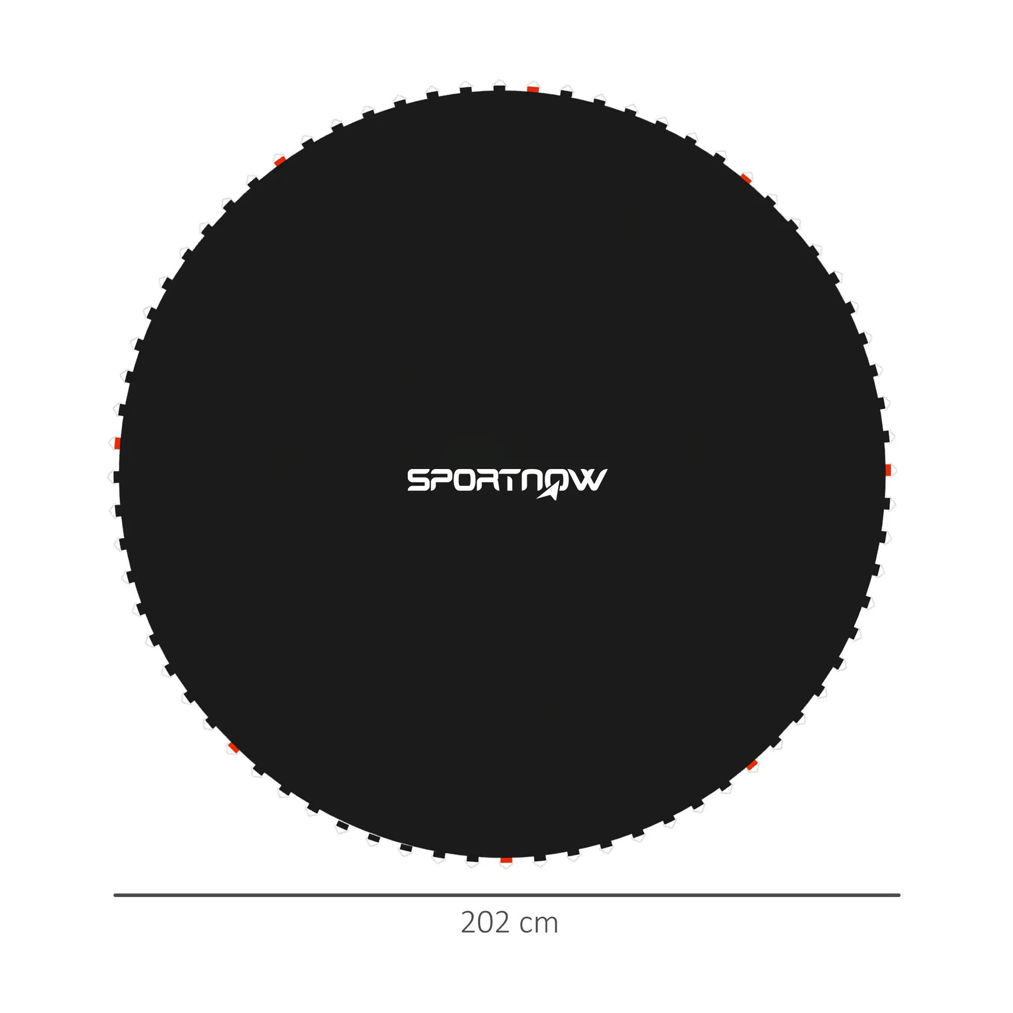 Tapis de rechange trampoline Ø 2,4m ressorts 14cm outil 42 crochets en V inclus 3/5