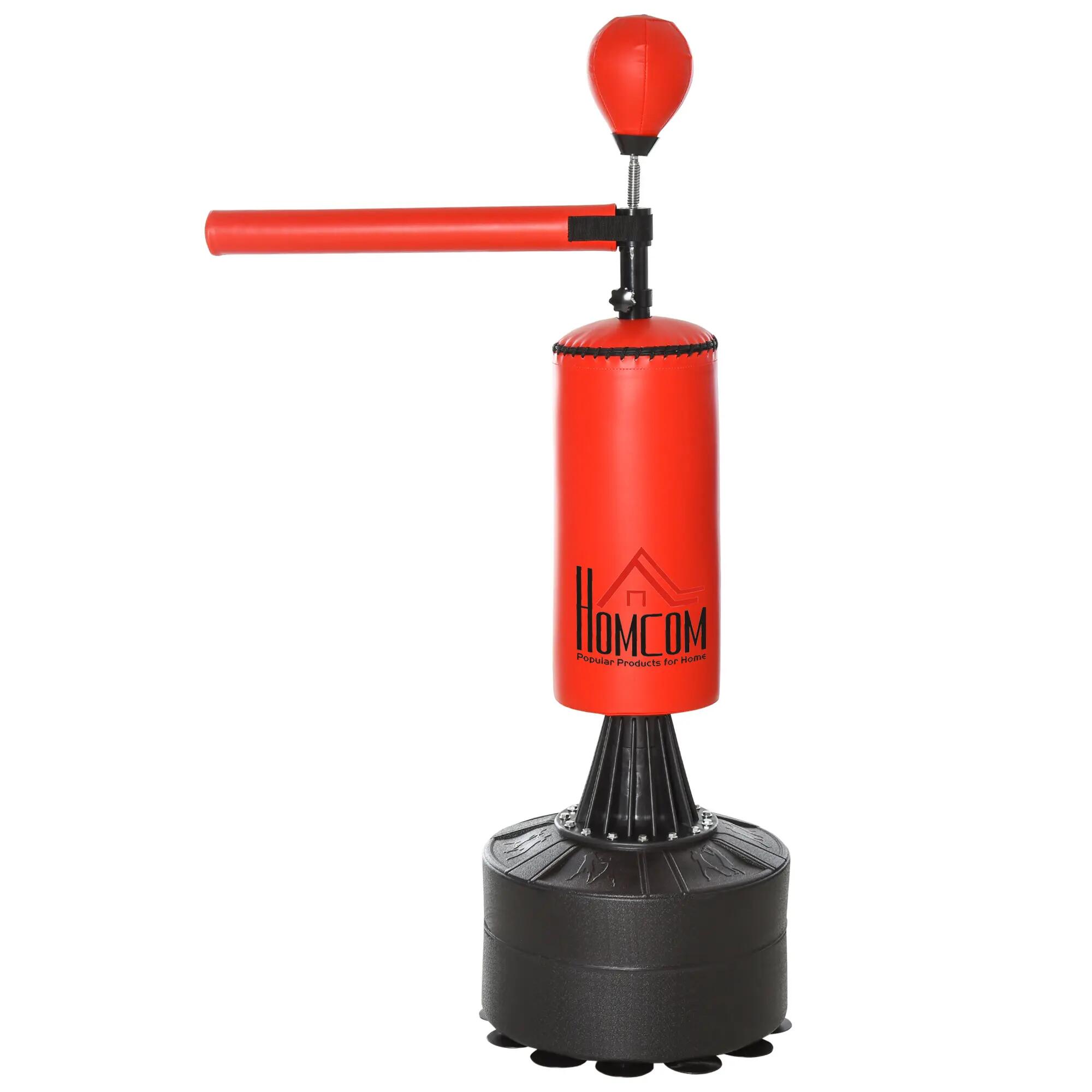 Sac de frappe sur pieds punching ball brunier 3 en 1 avec ballon de vitesse bras 2/9