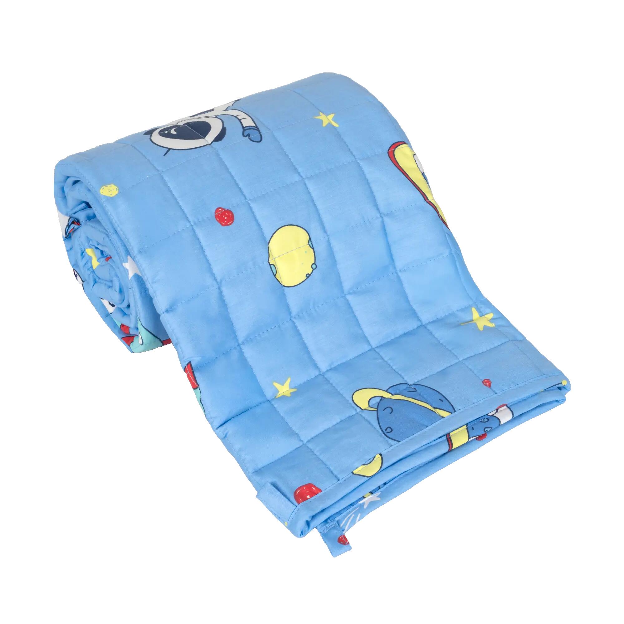 Kołdra obciążeniowa PREMIUM bawełna koc sensoryczny dla dzieci 100x150 4kg 3/7