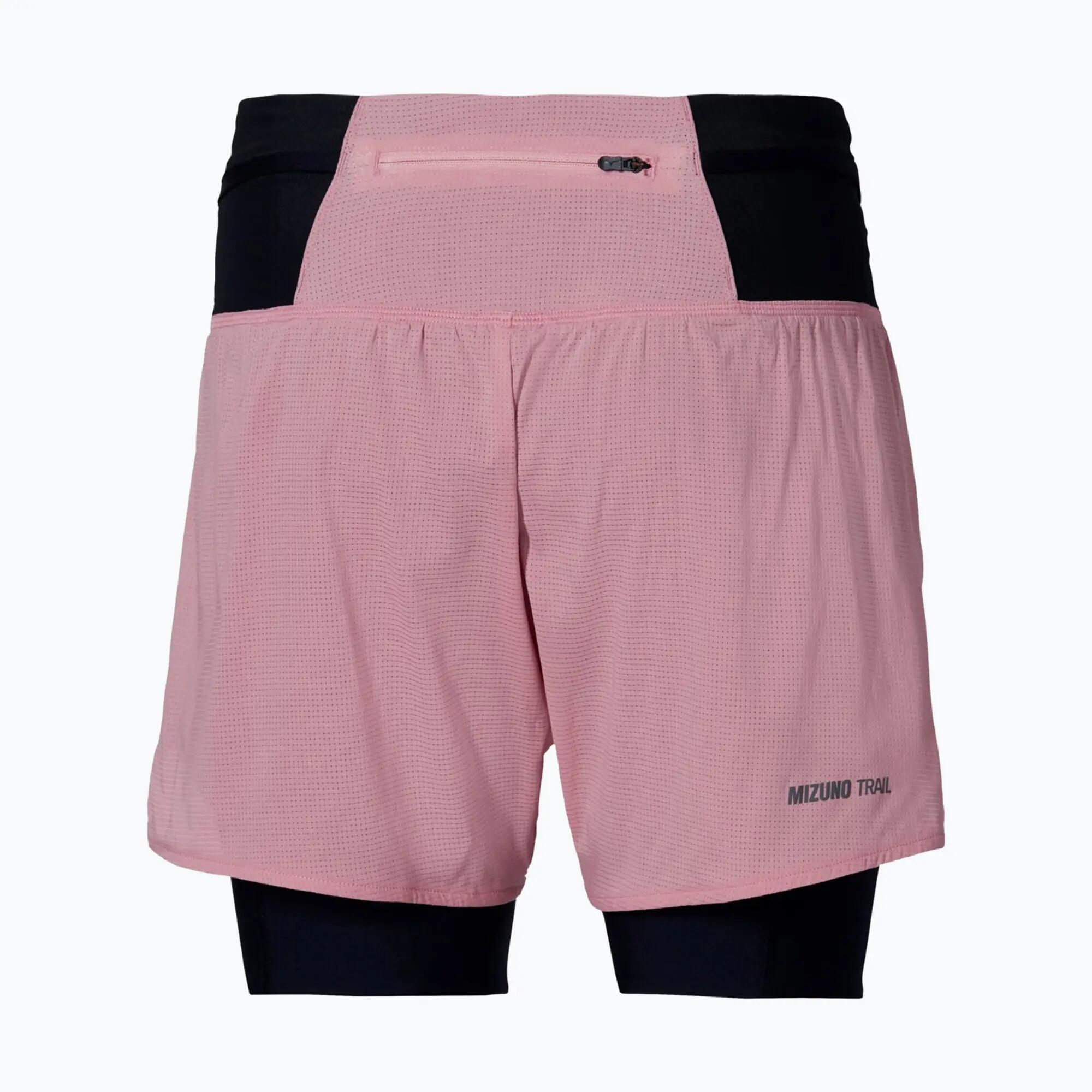 Spodenki do bieganie damskie Mizuno Trail Multipocket 2in1 2/3