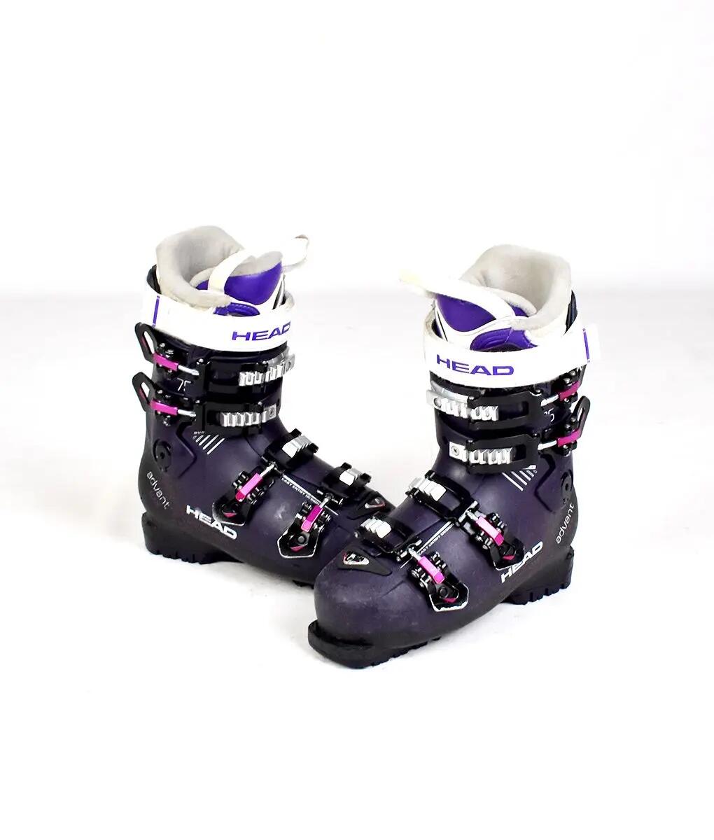 RECONDITIONNE - Chaussure de ski Occasion Head Edge Advant 75 W (violette) - BON 1/2