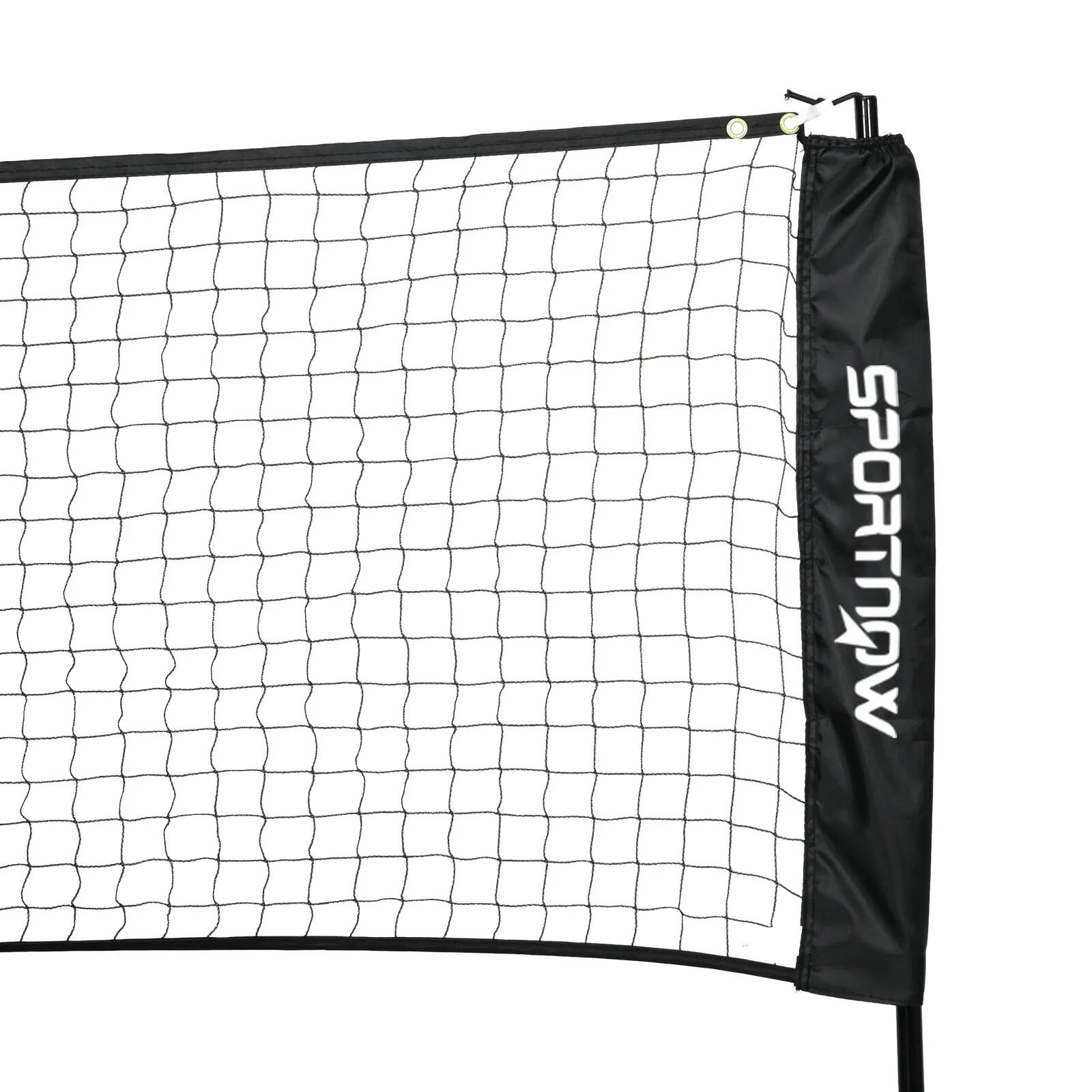 Ensemble set complet de badminton, pickleball et volleyball 3 en 1 réglable noir 5/5
