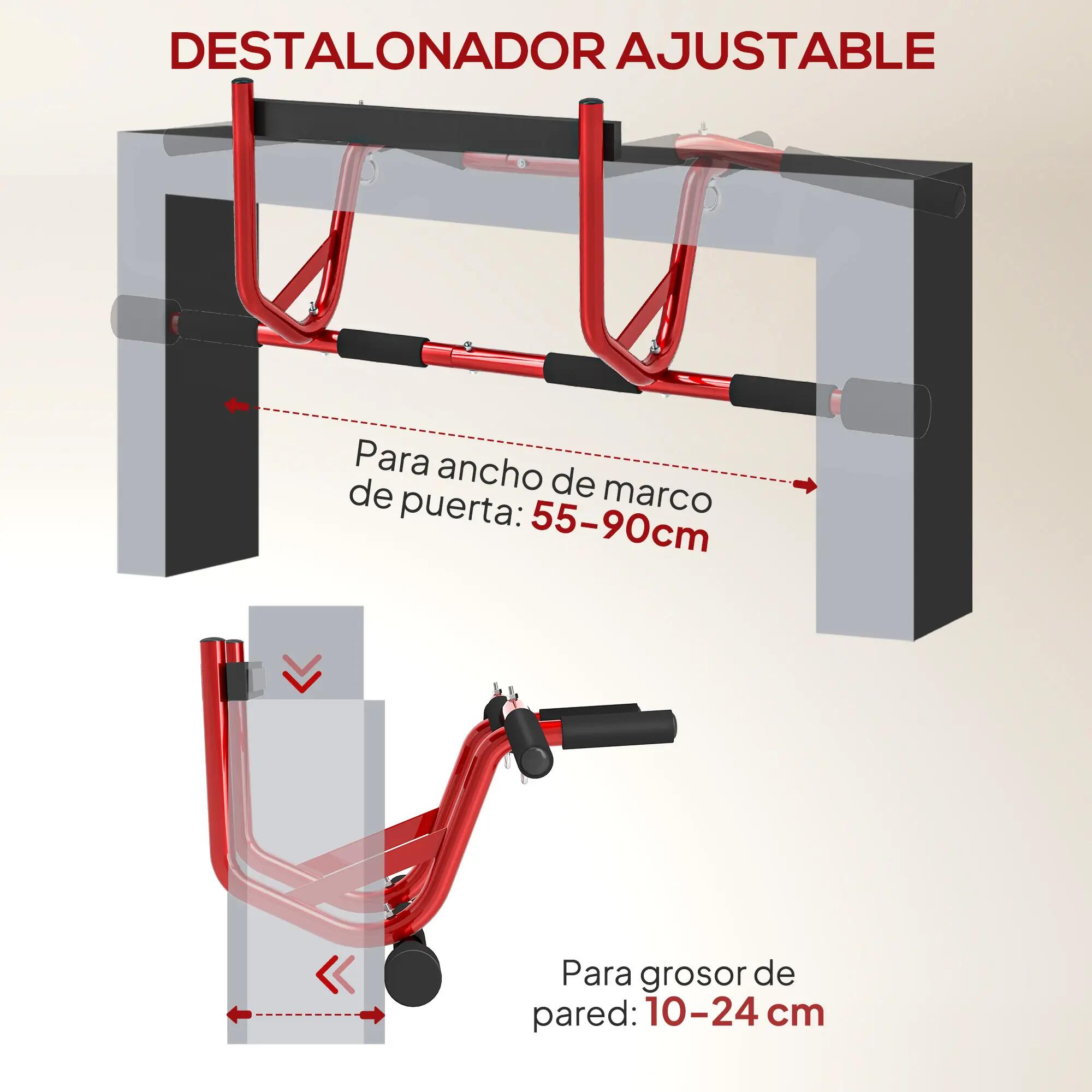 Barre de traction murale, capacité de charge de 150 kg, pour l'entraînement à 7/9