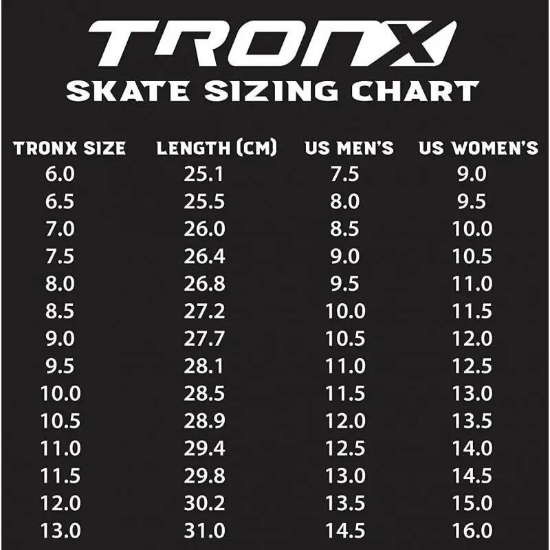 TRONX TronX E1.0 Senior inlinehockeyschaatsen zwart 5/5