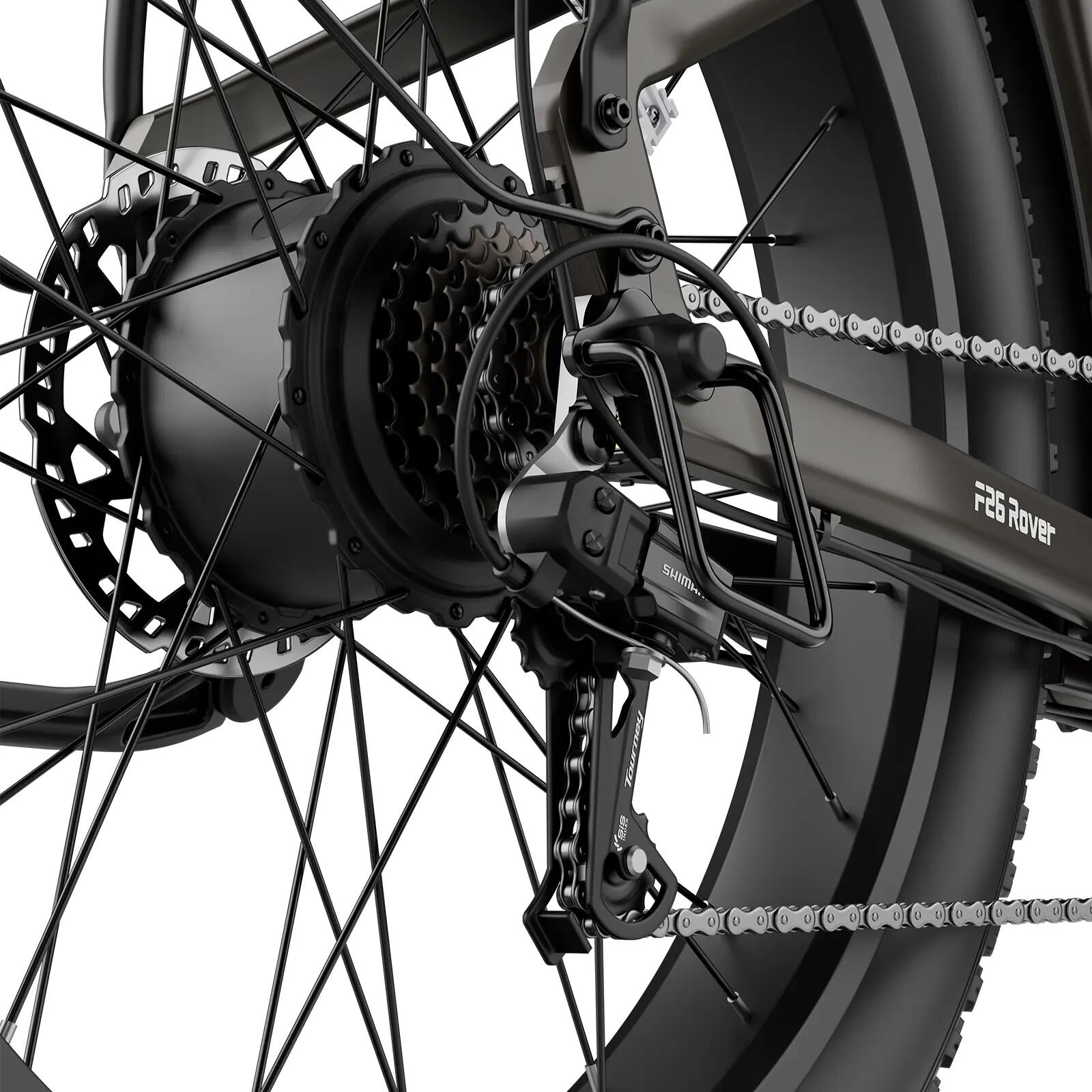 Bicicleta eléctrica para adultos Fafrees F26 ROVER, batería de 48V 20Ah 7/15