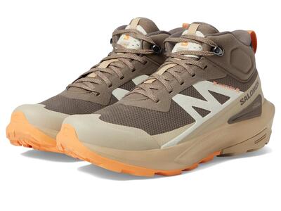 Schoenen wandelen dames - elixir gtx - waterdicht koperbruin