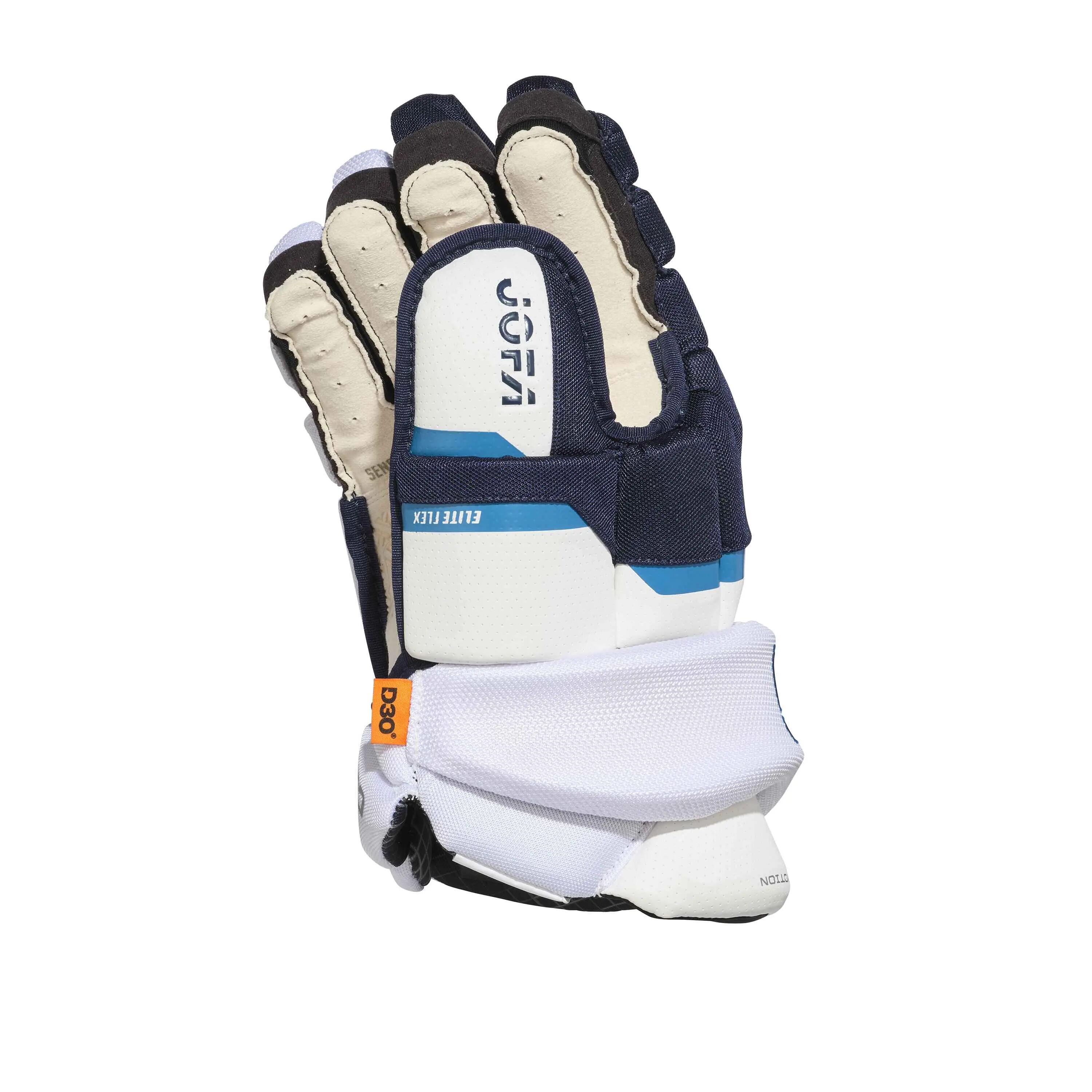 CCM HGJOFA26 Senior CCM CCM Eishockeyhandschuhe Weiß/Marineblau Erwachsene 2/5