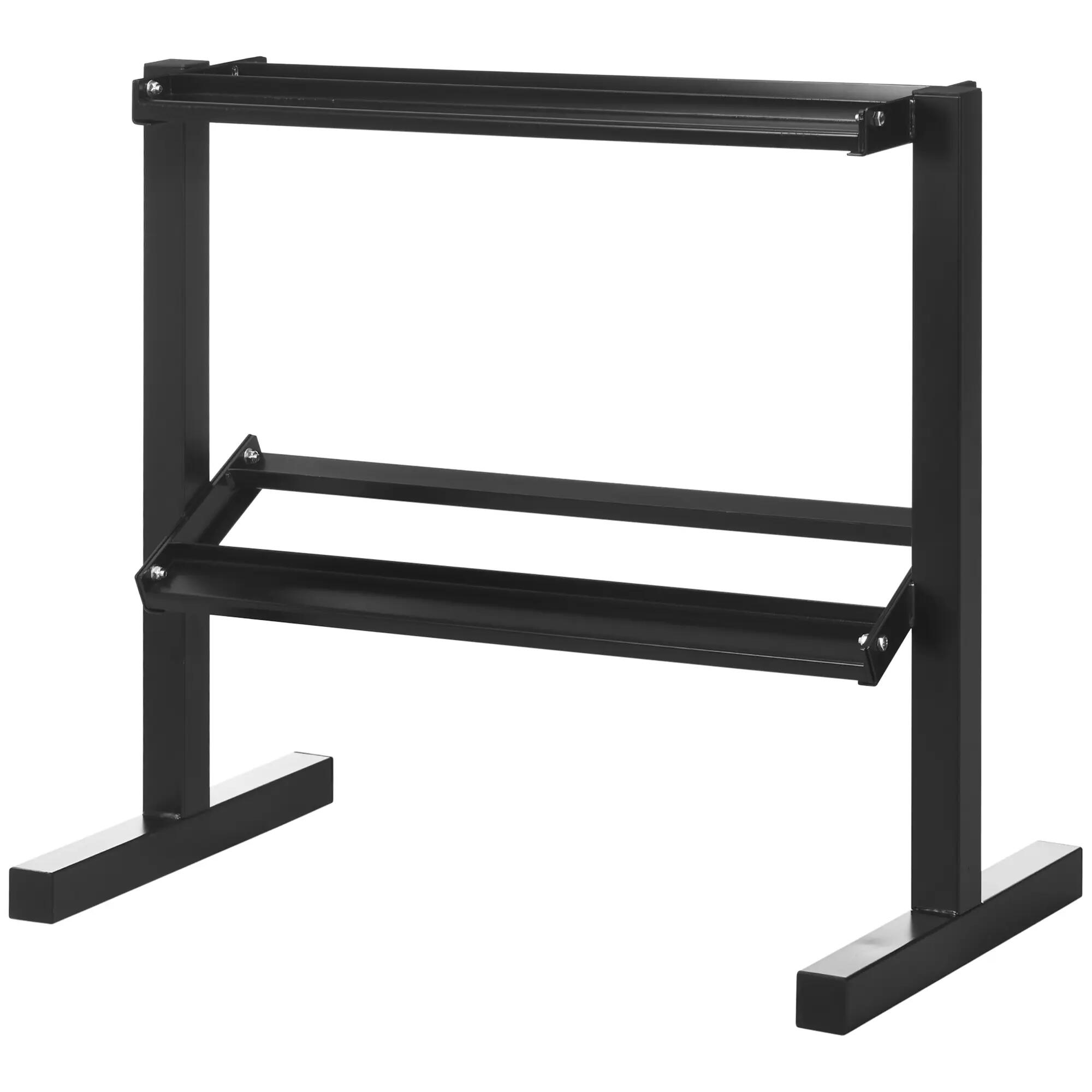 Support à haltères à 2 niveaux, en acier, capacité de charge de 270 kg, 94 x 52, 2/9