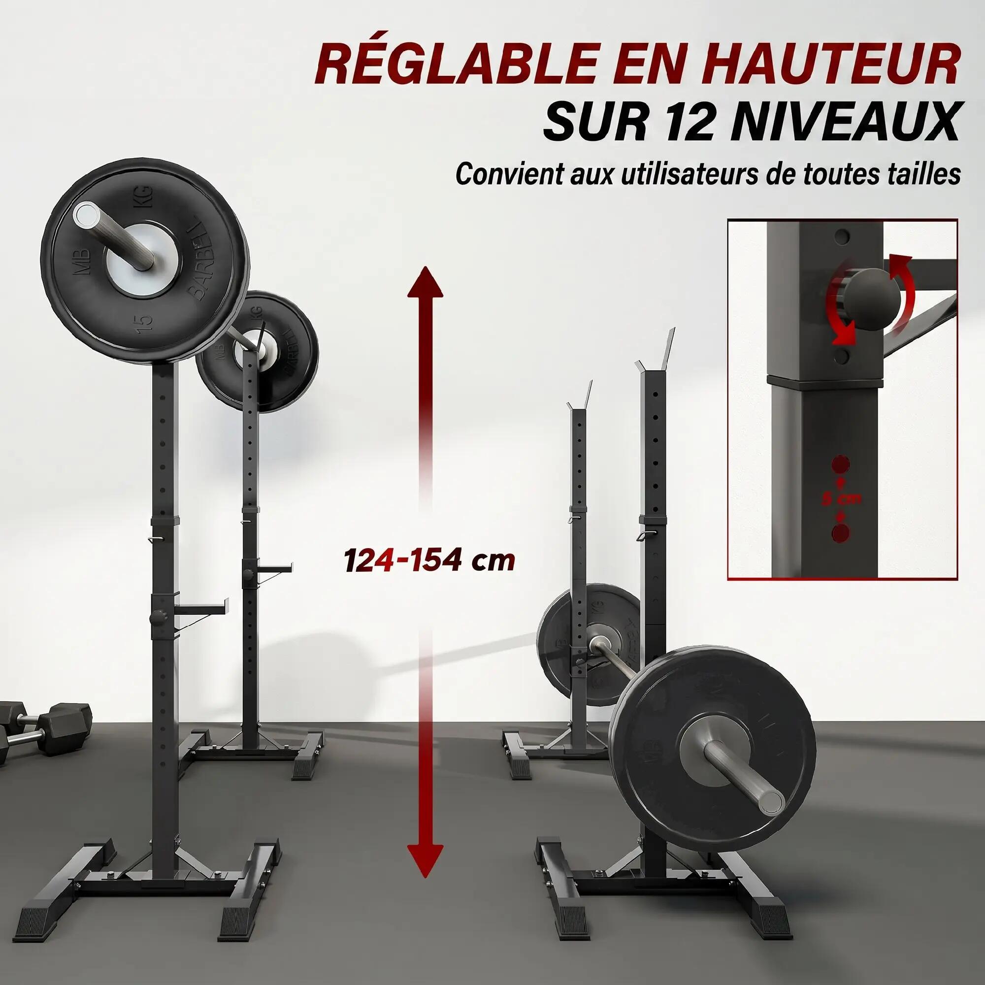 Support pour haltères charge max. 150 Kg 5/5