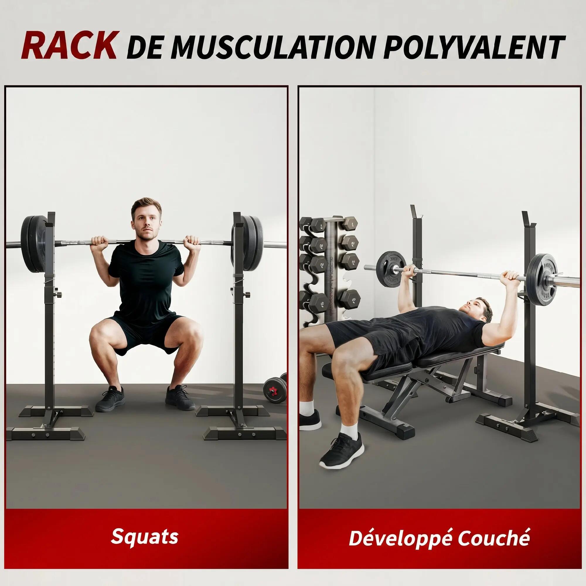 Support pour haltères charge max. 150 Kg 4/5