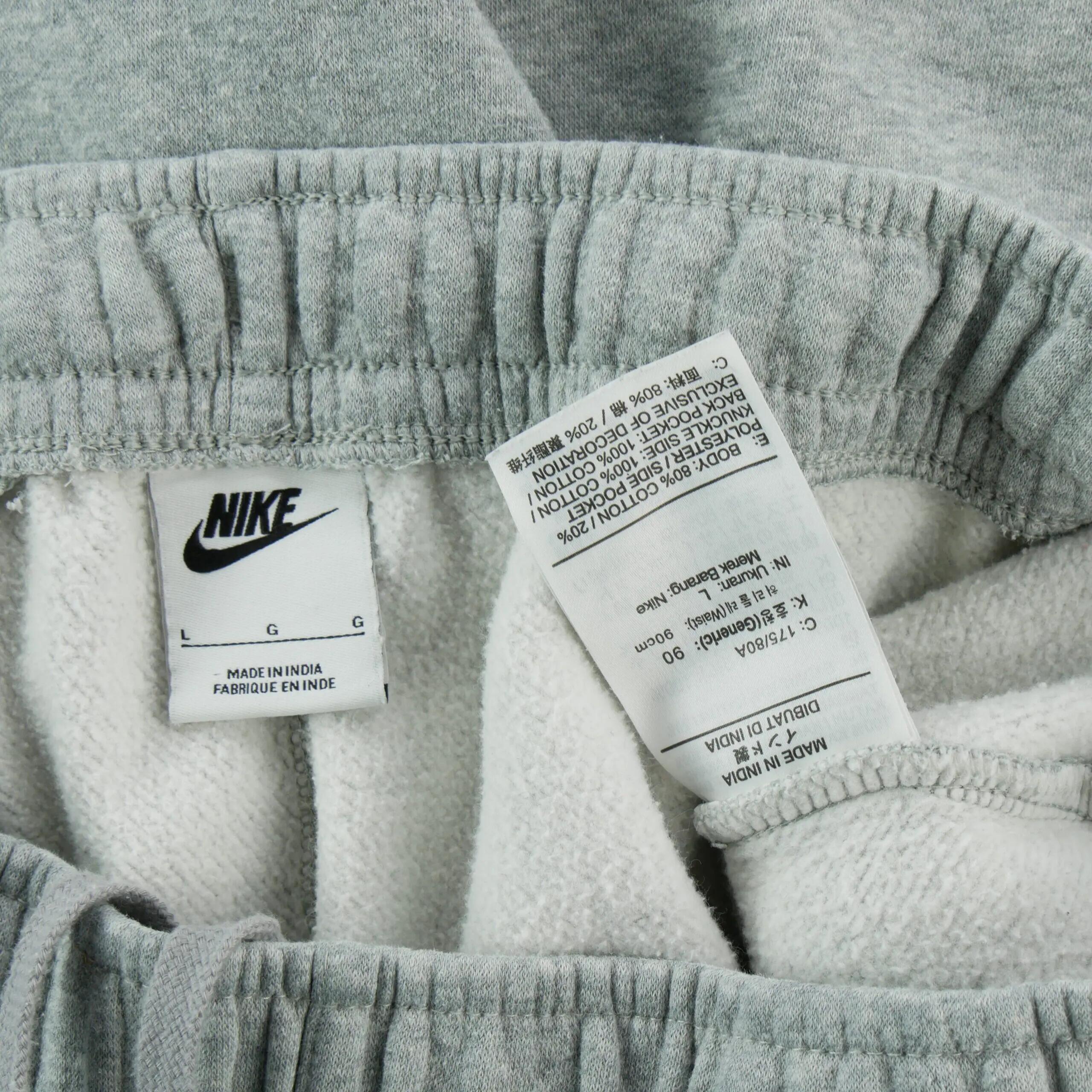 Tweedehands - Heren Jogging Club Fleece Joggers Grijs - Als nieuw 6/7