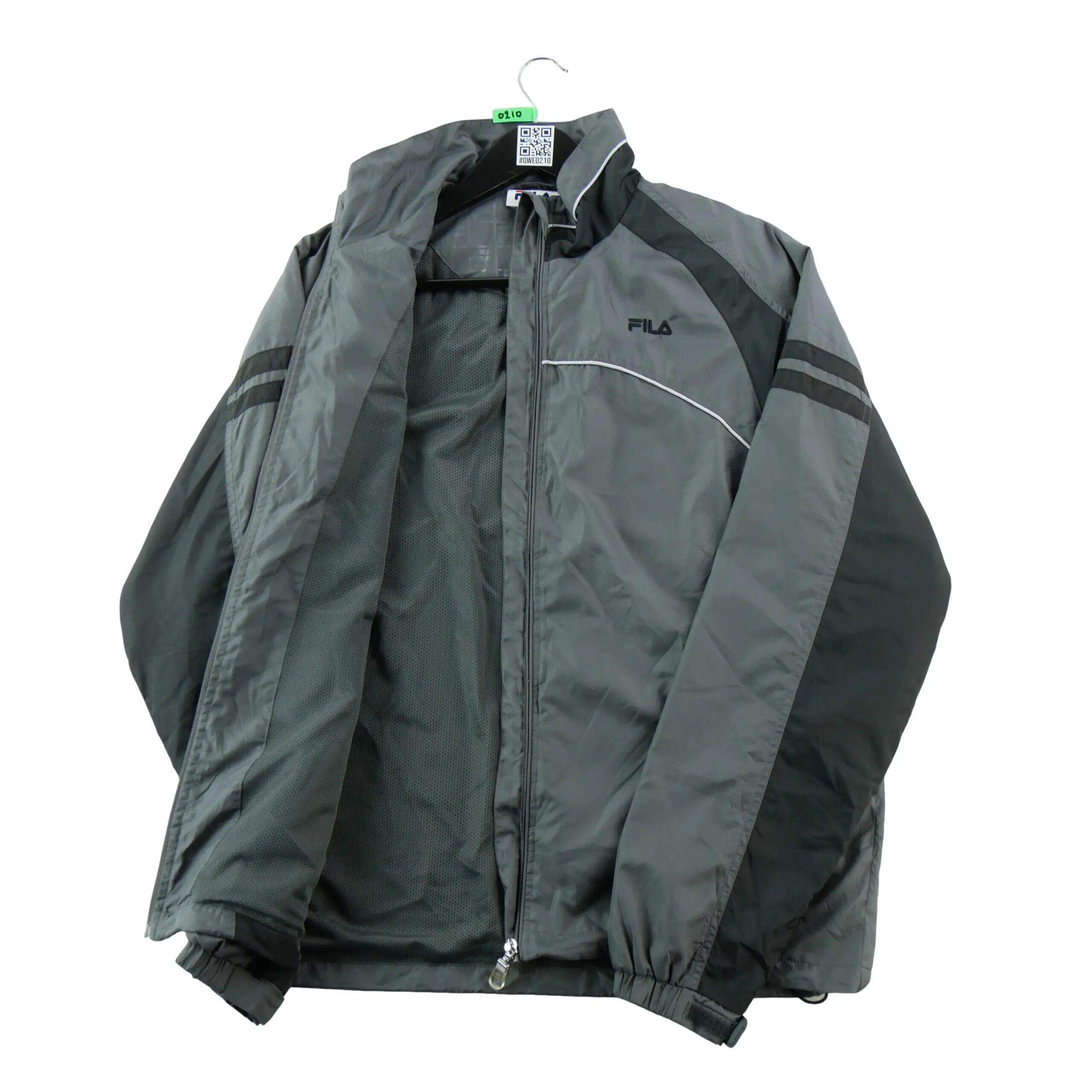 Chaqueta hombre con forro de malla gris 3/7