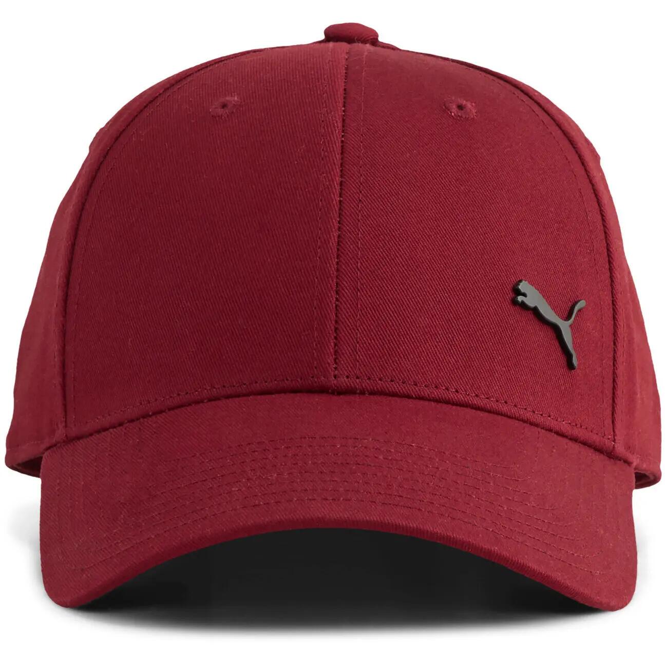 Cappello Puma Ess Elevated Metal Cat Bb Cap, Rosso, Unisex 3/3