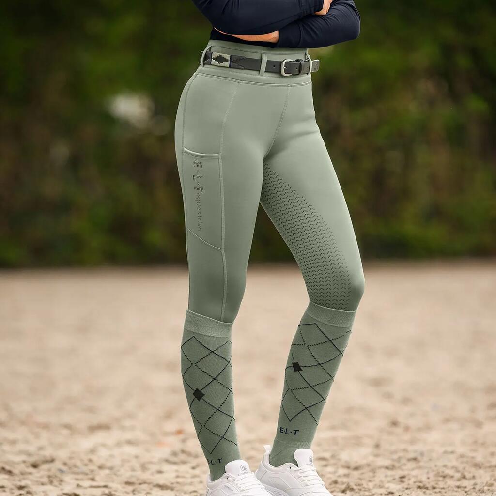 Women's full grip riding leggings ELT Ella Glam