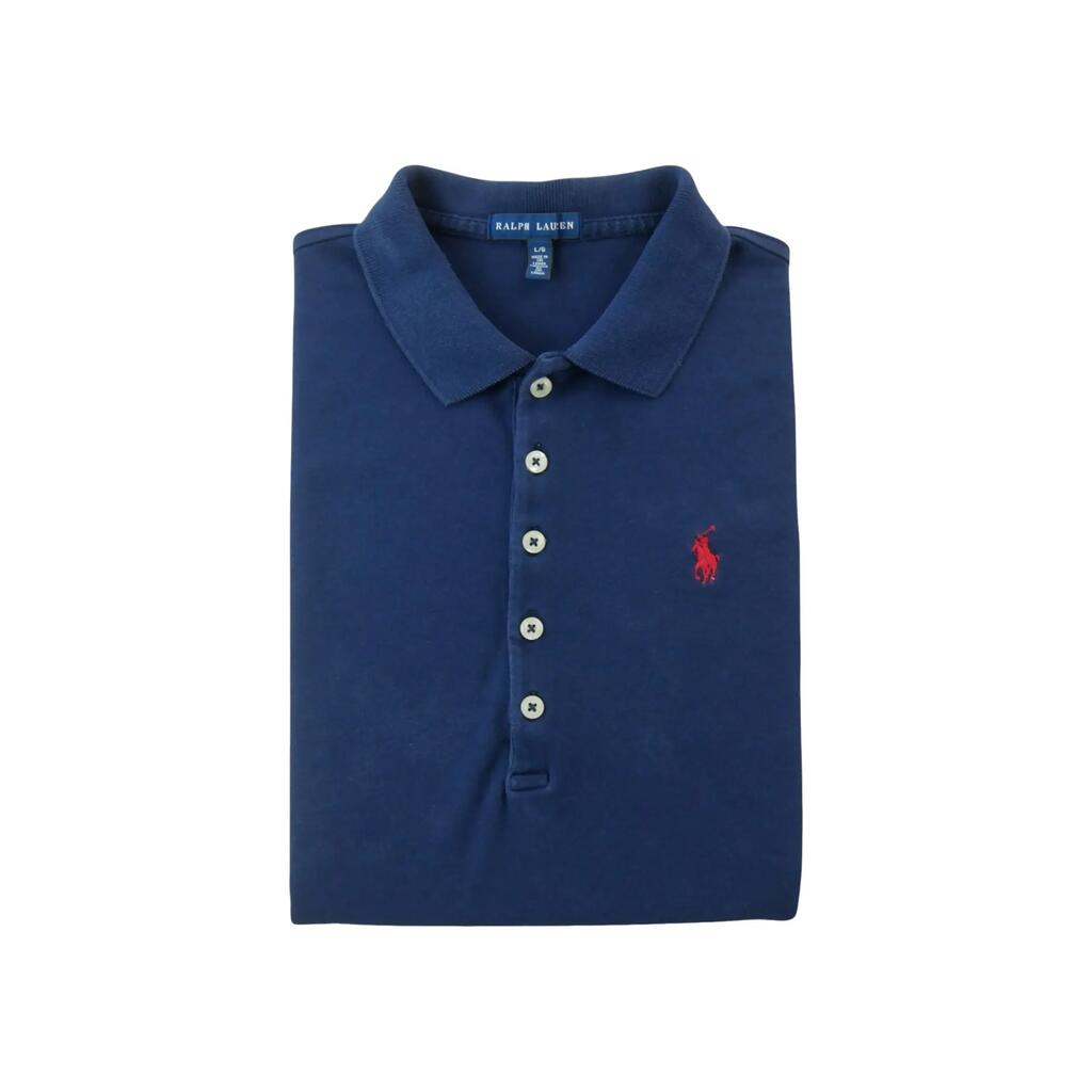 Втори живот - Polo Ralph Lauren дамска къс ръкав Mesh Pony - Добро