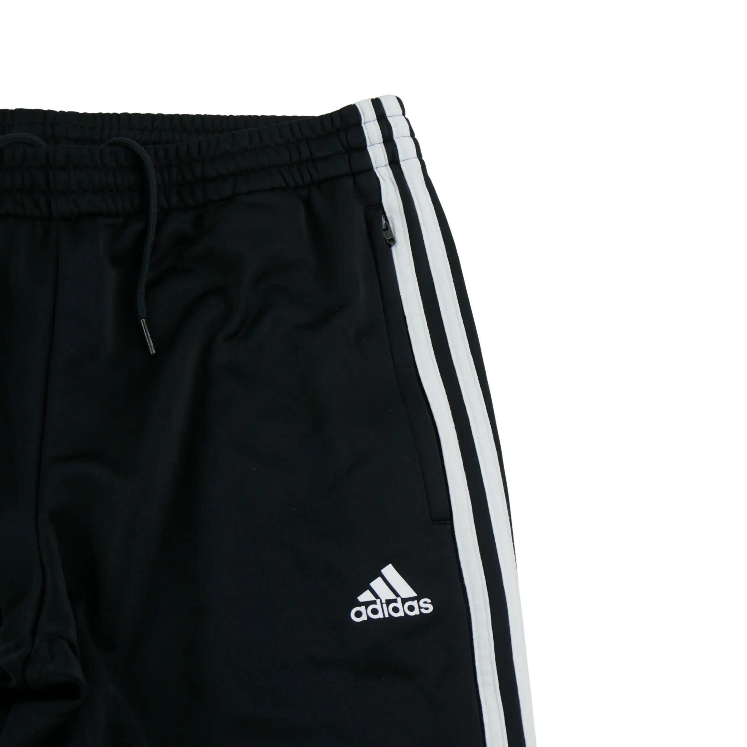 Adidas joggingsbroek voor heren AeroReady 3-Stripes zwart 3/8