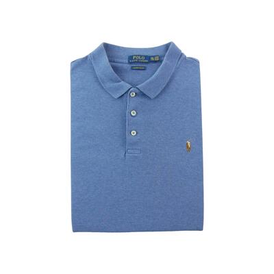 Poloshirt korte mouwen heren 3 knopen polo ralph lauren