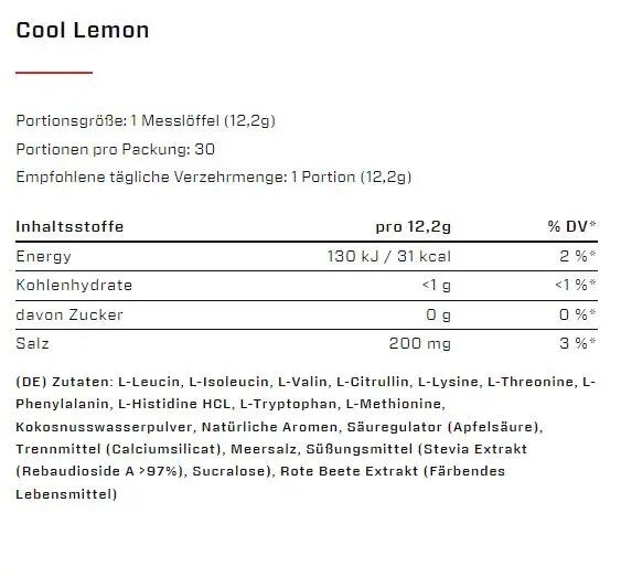 VAST Total Amino EAA+ Polvere Cool Lemon 381g 2/3