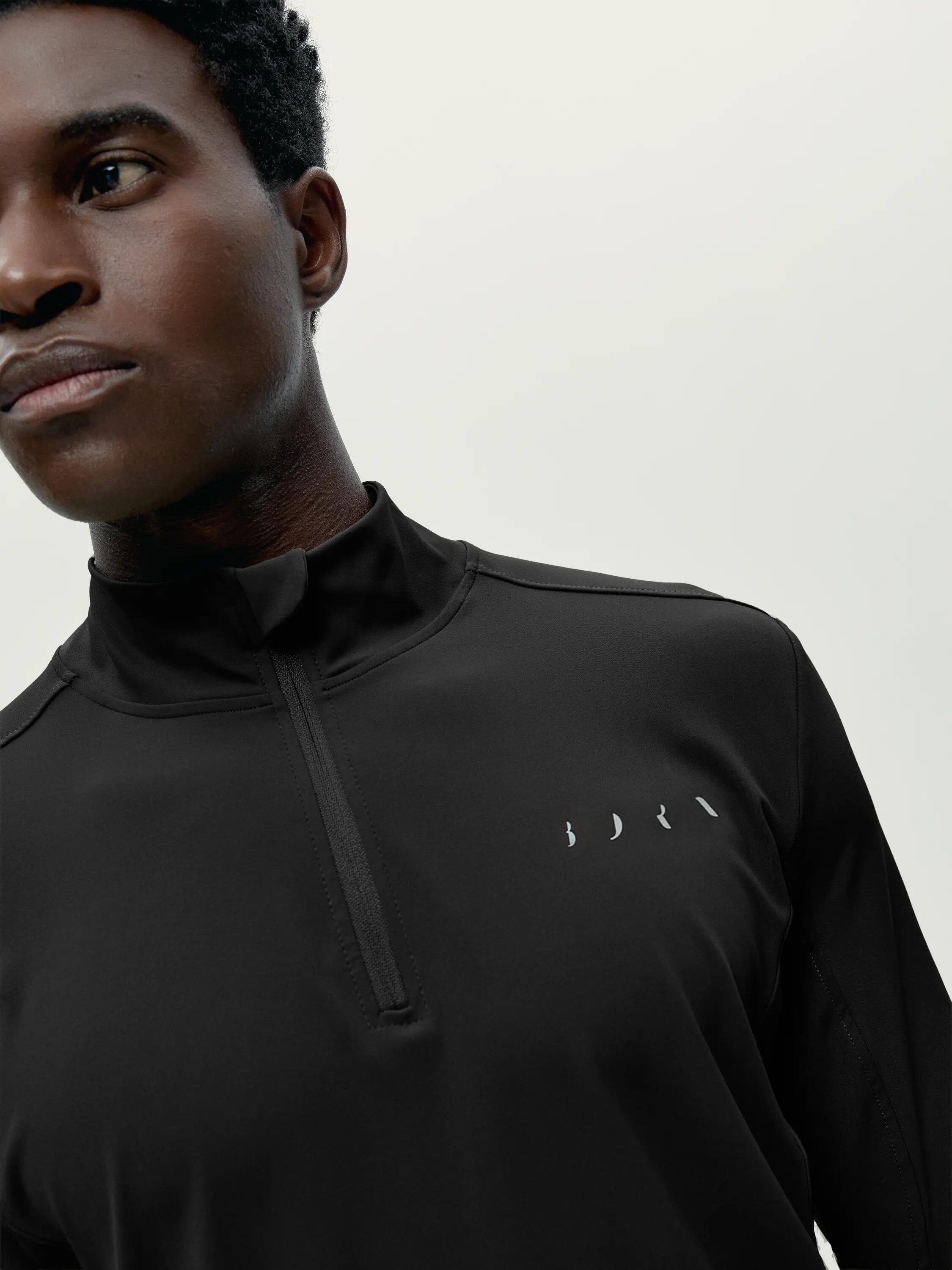 Felpa sportiva uomo Kael Mezza zip chiusura con zip 3/5